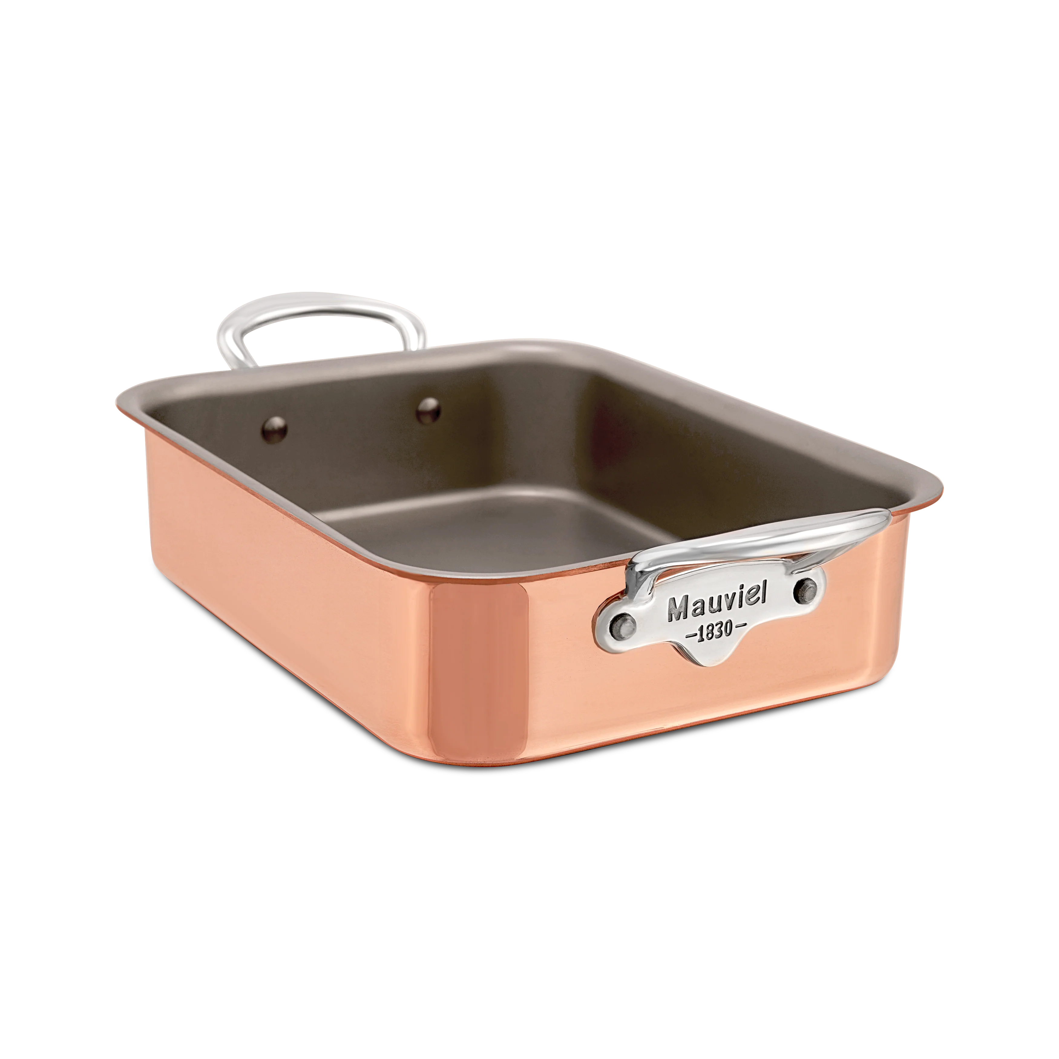 Mauviel M'Minis Copper Roasting Pan With Stainless Steel Handles, 5.5 x 3.9-In - Image 3