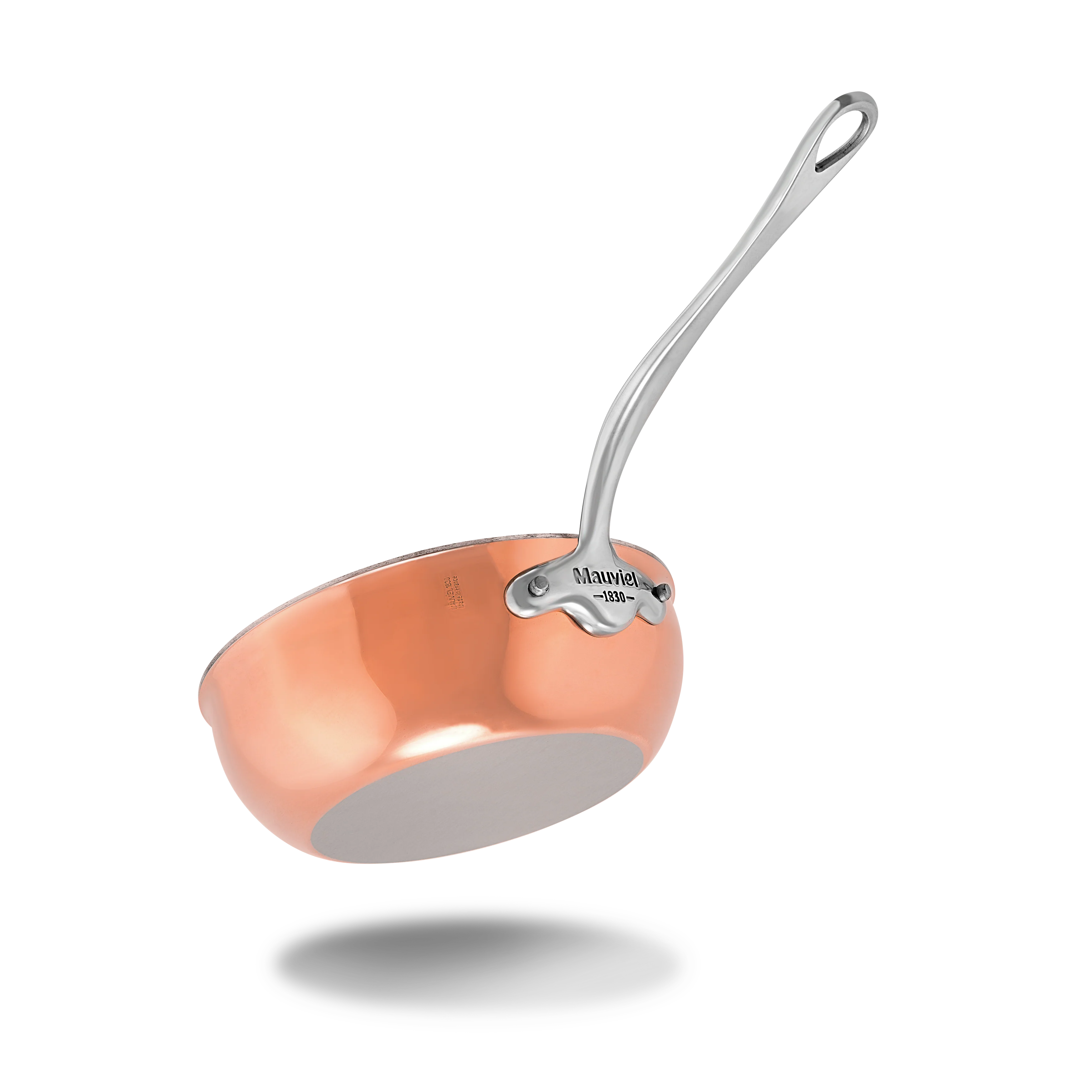 Mauviel M'6 S Induction Copper Chef Pan With Lid, Cast Stainless Steel Handle - Image 4