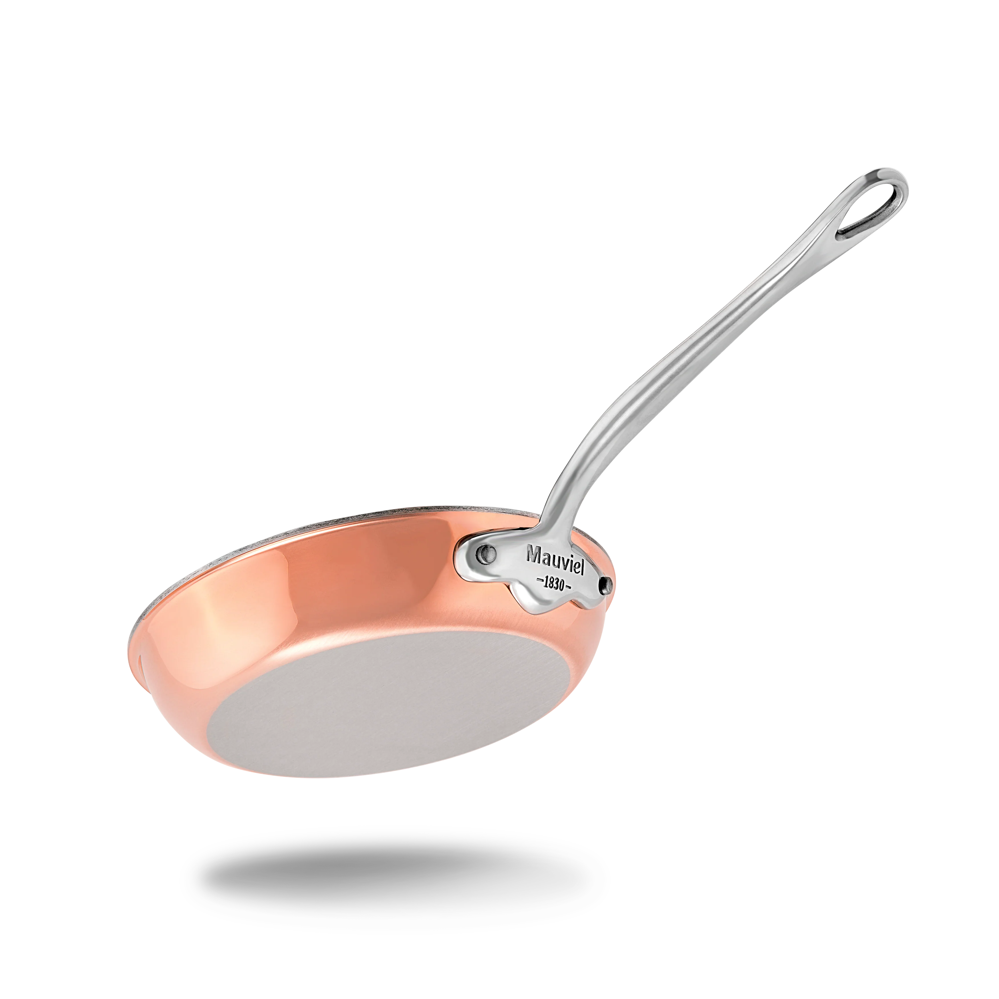Mauviel M'6 S Induction Copper Nonstick Frying Pan With Cast Stainless Steel Handle - Image 3