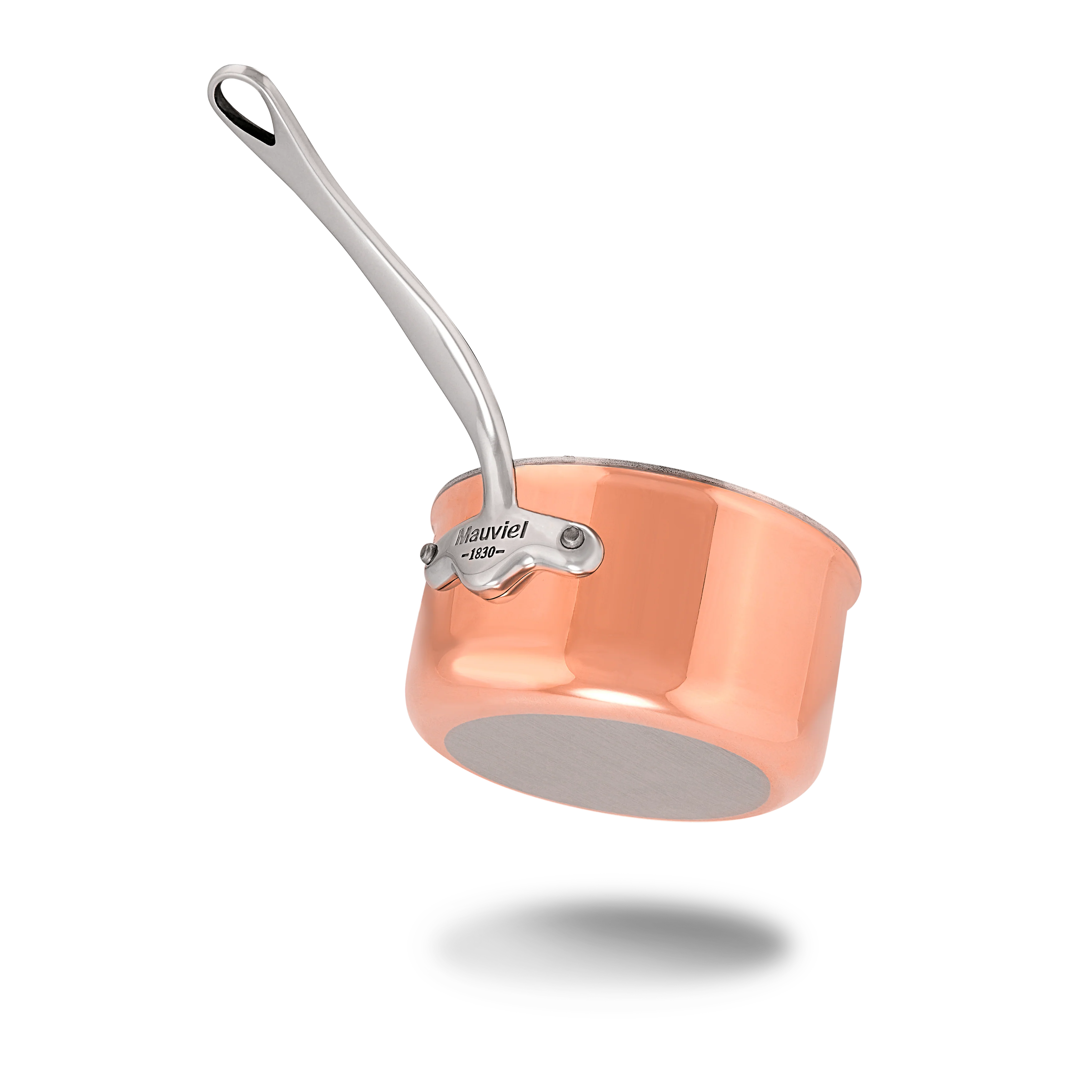 Mauviel M'6 S Induction Copper Sauce Pan With Lid, Cast Stainless Steel Handle - Image 5