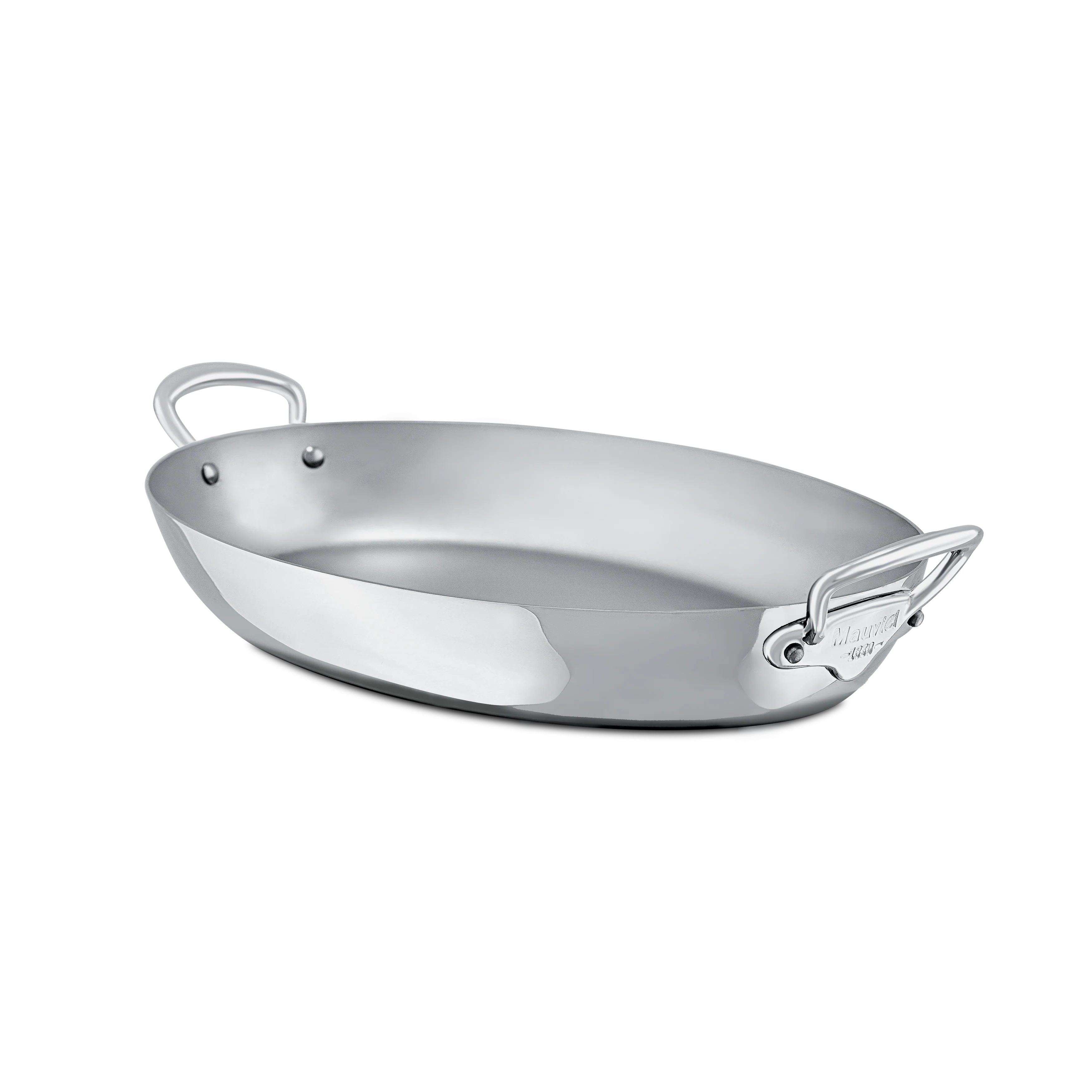 Mauviel M'COOK 5-Ply Oval Pan With Cast Stainless Steel Handles - Image 2