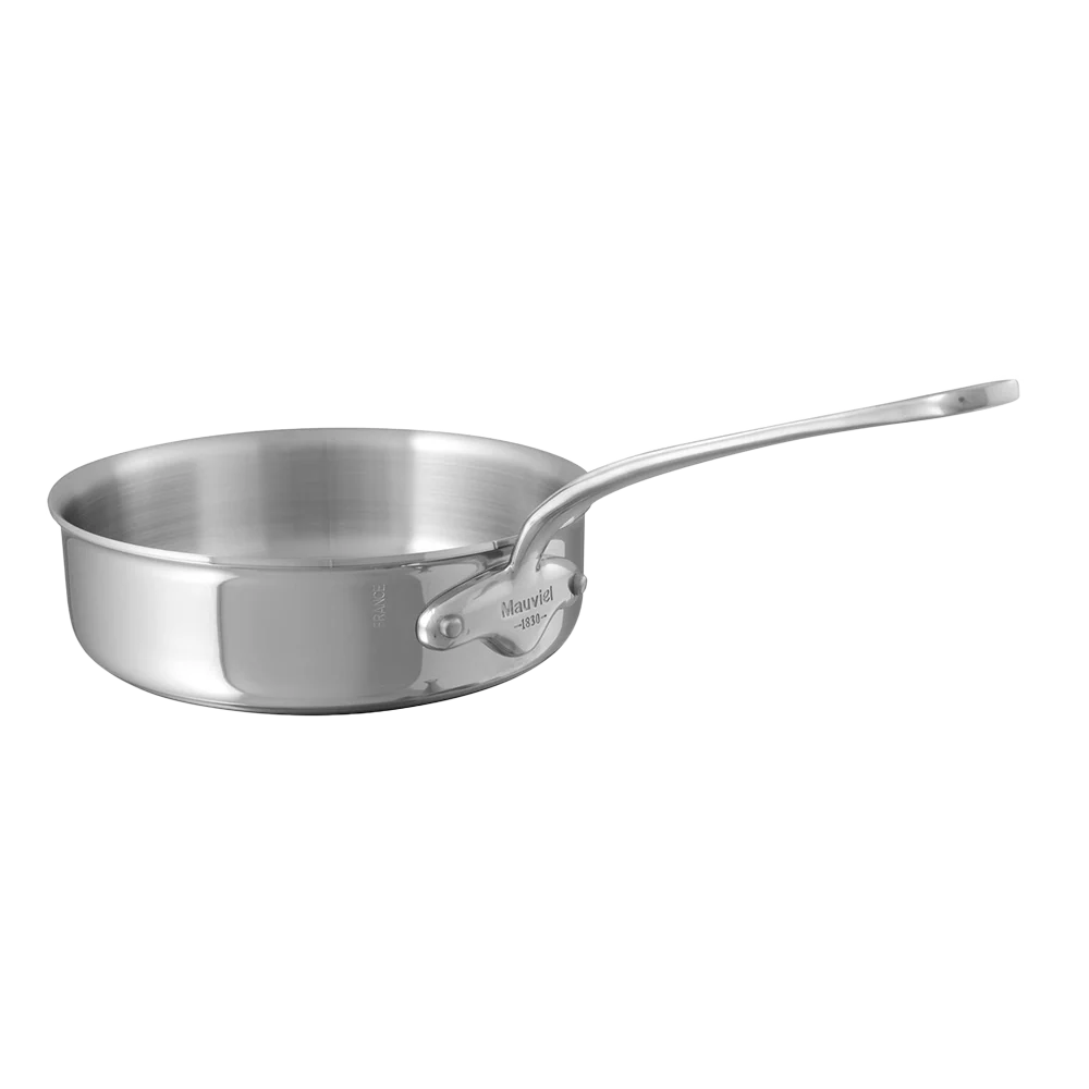 Mauviel M'COOK 5-Ply Saute Pan With Cast Stainless Steel Handle