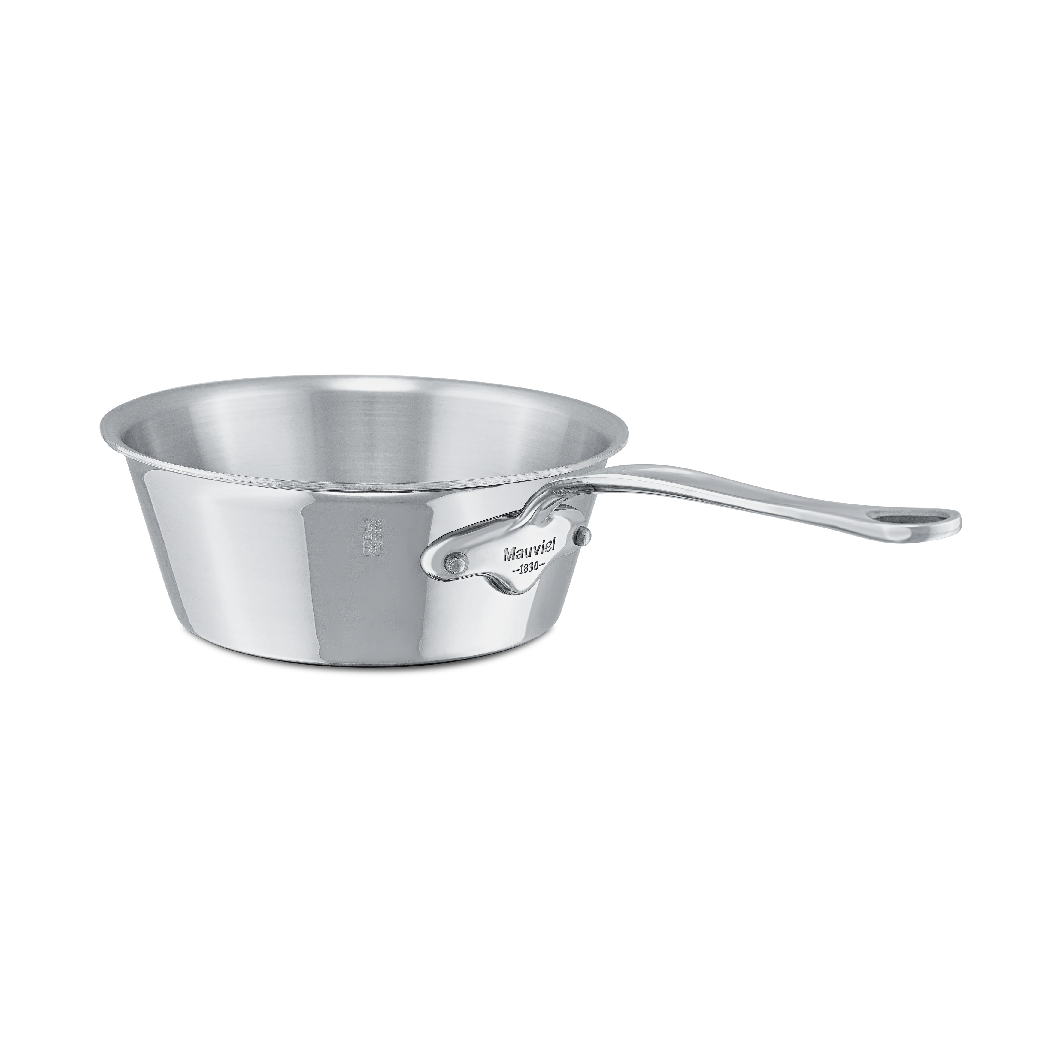 Mauviel M'COOK 5-Ply Splayed Saute Pan With Cast Stainless Steel Handle - Image 2