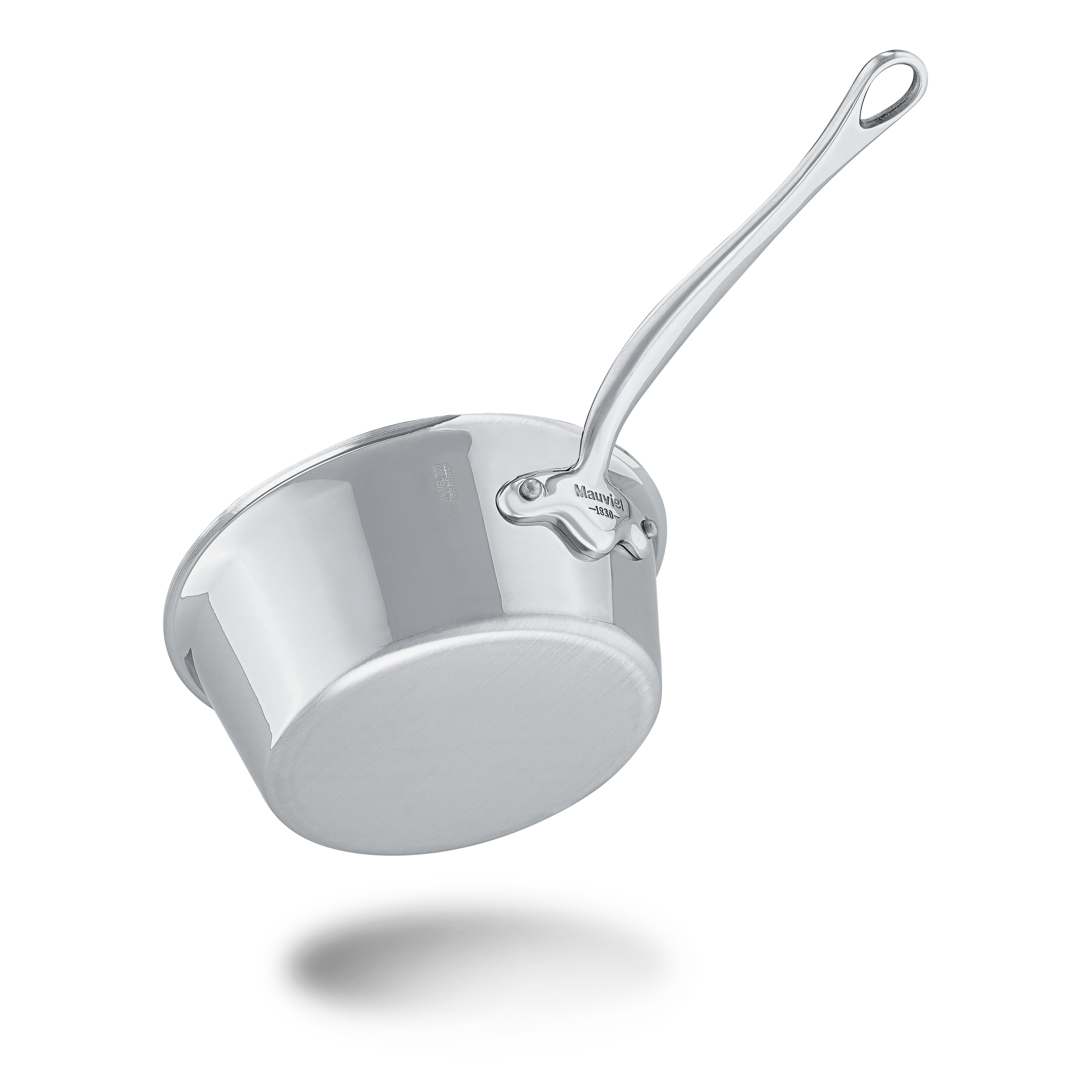 Mauviel M'COOK 5-Ply Splayed Saute Pan With Lid, Cast Stainless Steel Handle, 1.9-Qt - Image 3