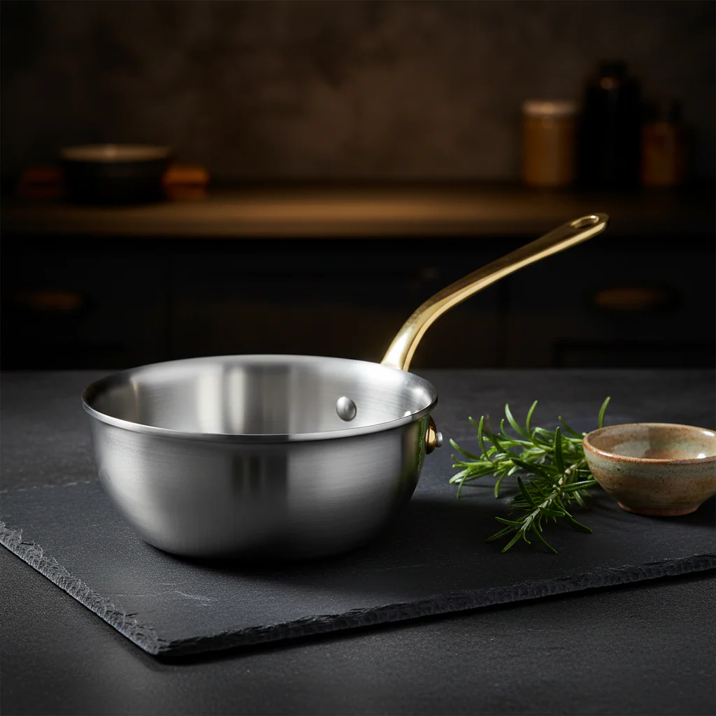 Mauviel M'COOK B 5-Ply Chef Pan With Brass Handle - Image 7