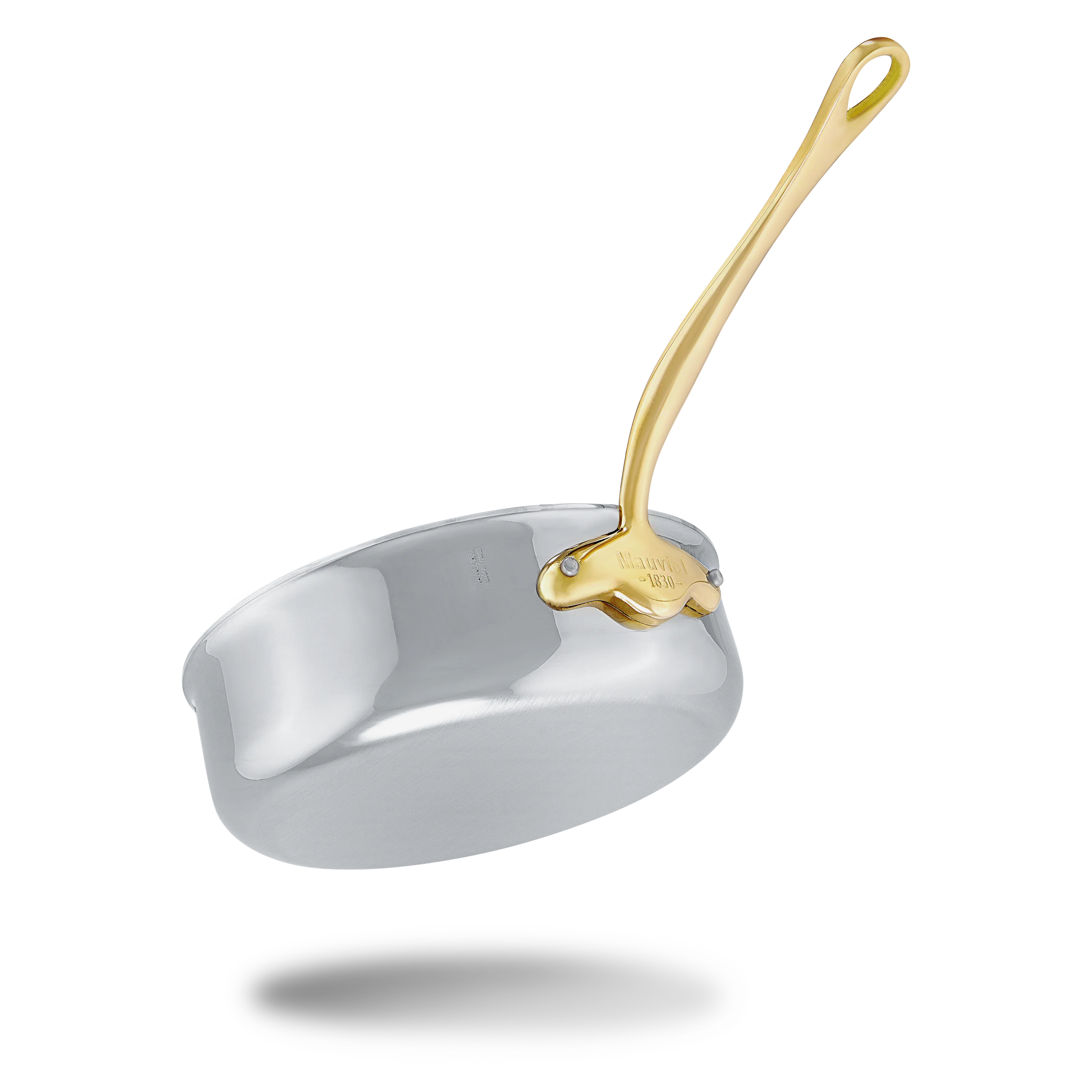 Mauviel M'COOK B 5-Ply Saute Pan With Brass Handle, 3.2-Qt - Image 3