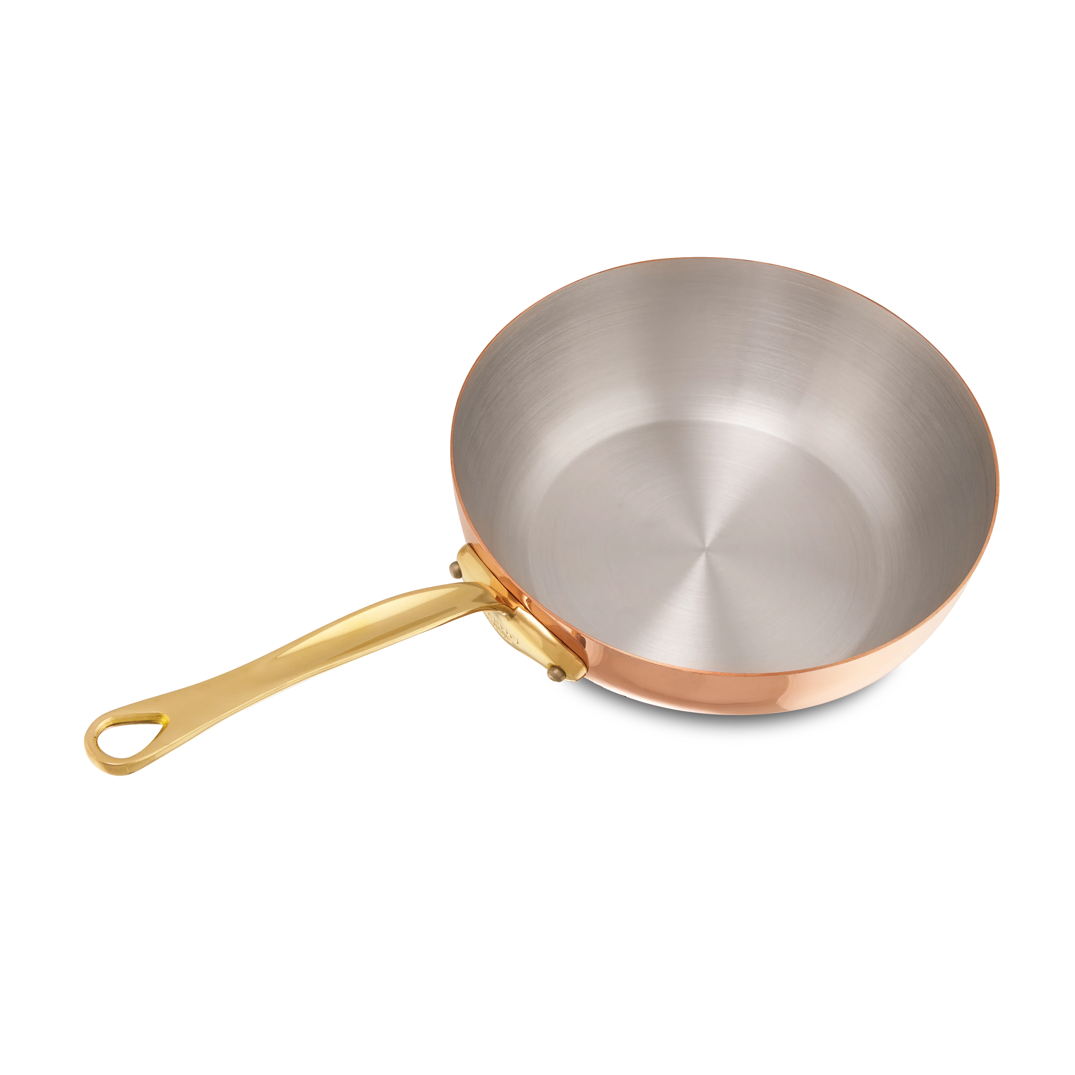 Mauviel M'Heritage M'150 B Copper Chef Pan With Brass Handle - Image 4
