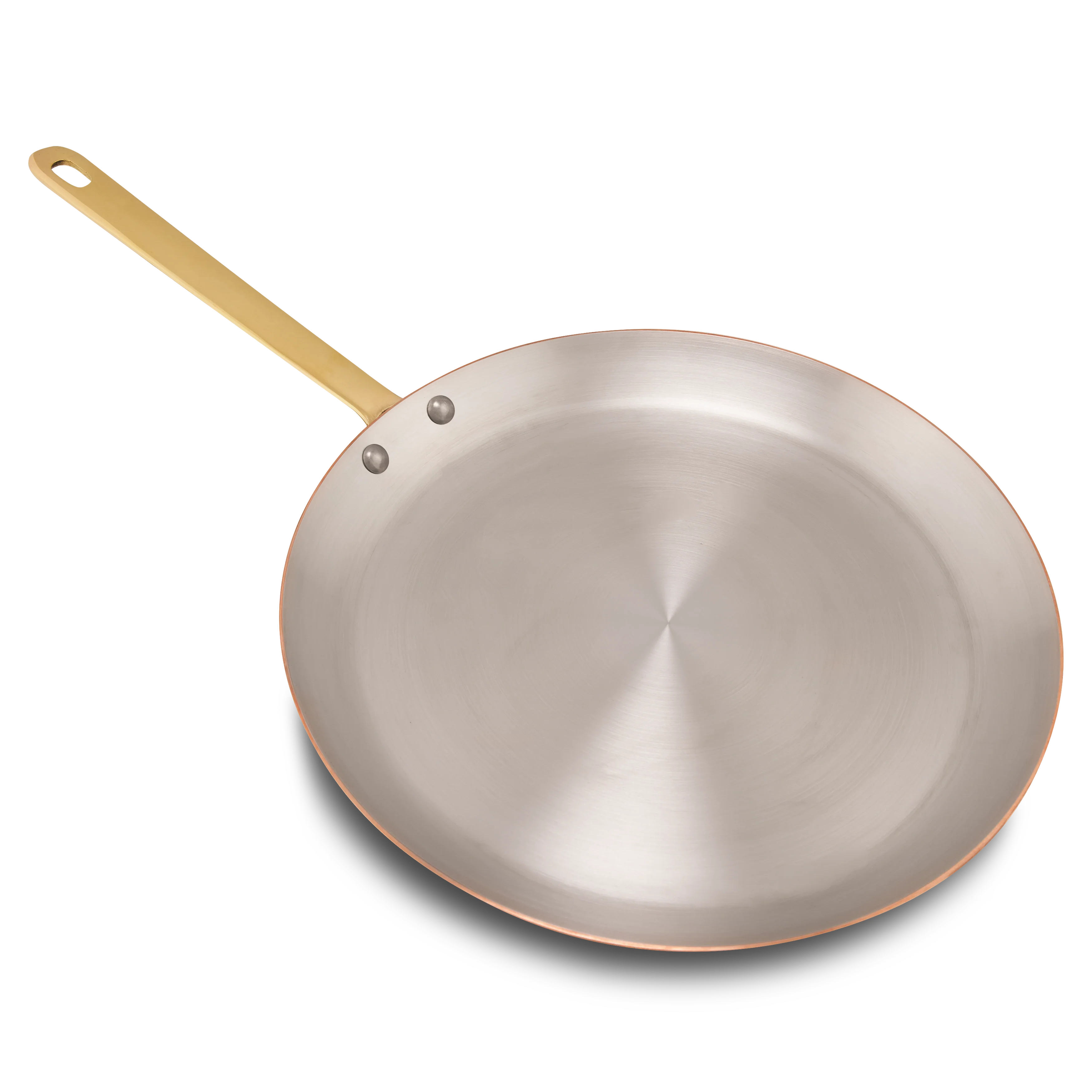Mauviel M'Heritage M'150 B Copper Crepe Pan With Brass Handle, 11.8-In - Image 4
