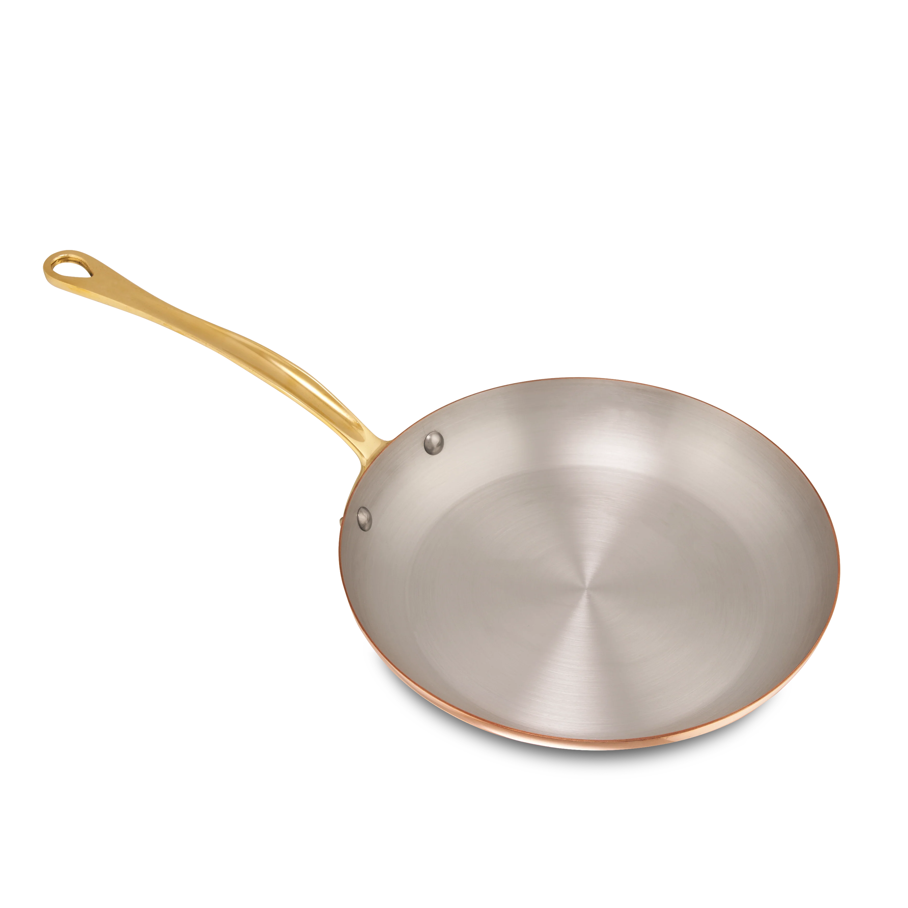 Mauviel M'Heritage M'150 B Copper Frying Pan With Brass Handle - Image 3