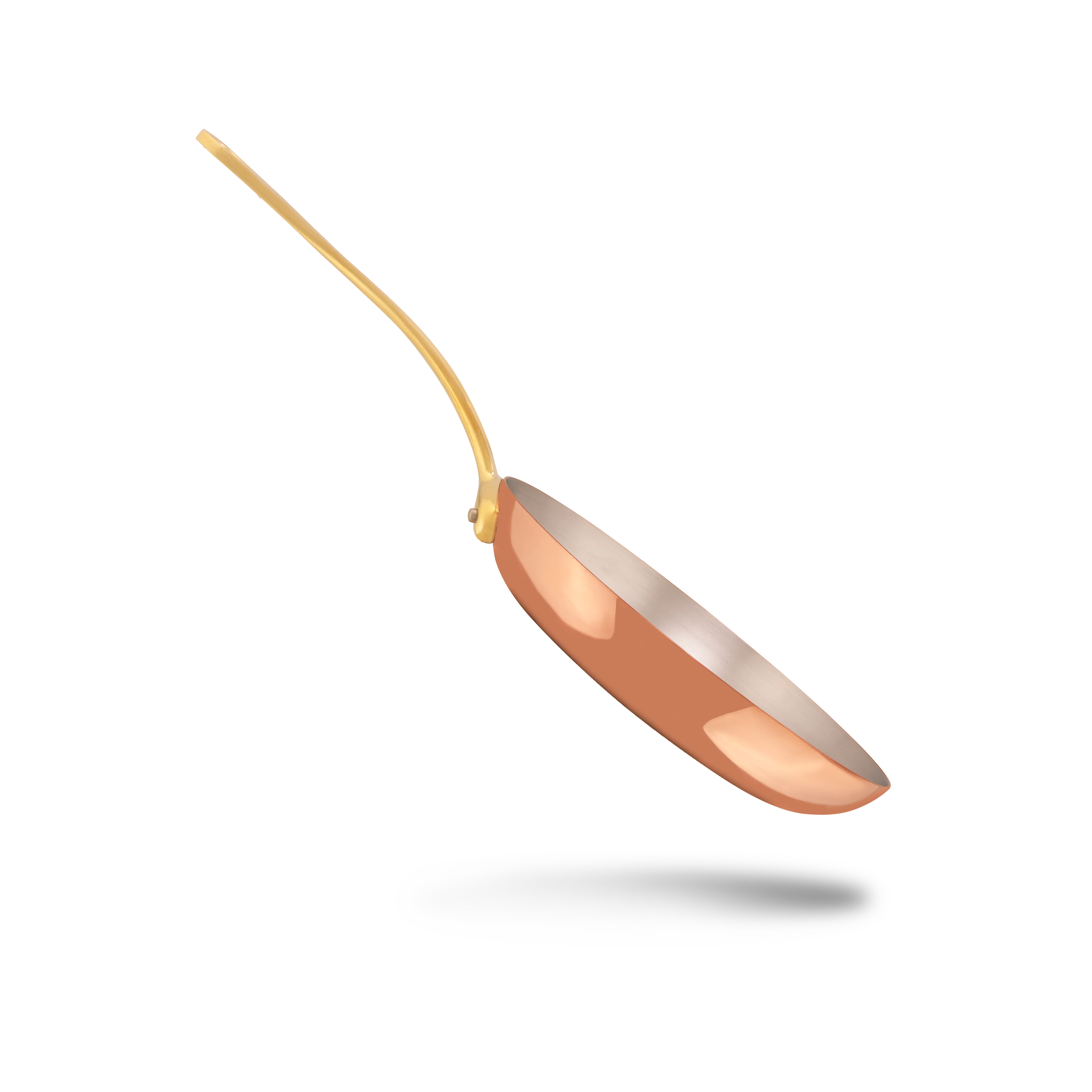 Mauviel M'Heritage M'150 B Copper Frying Pan With Brass Handle - Image 4