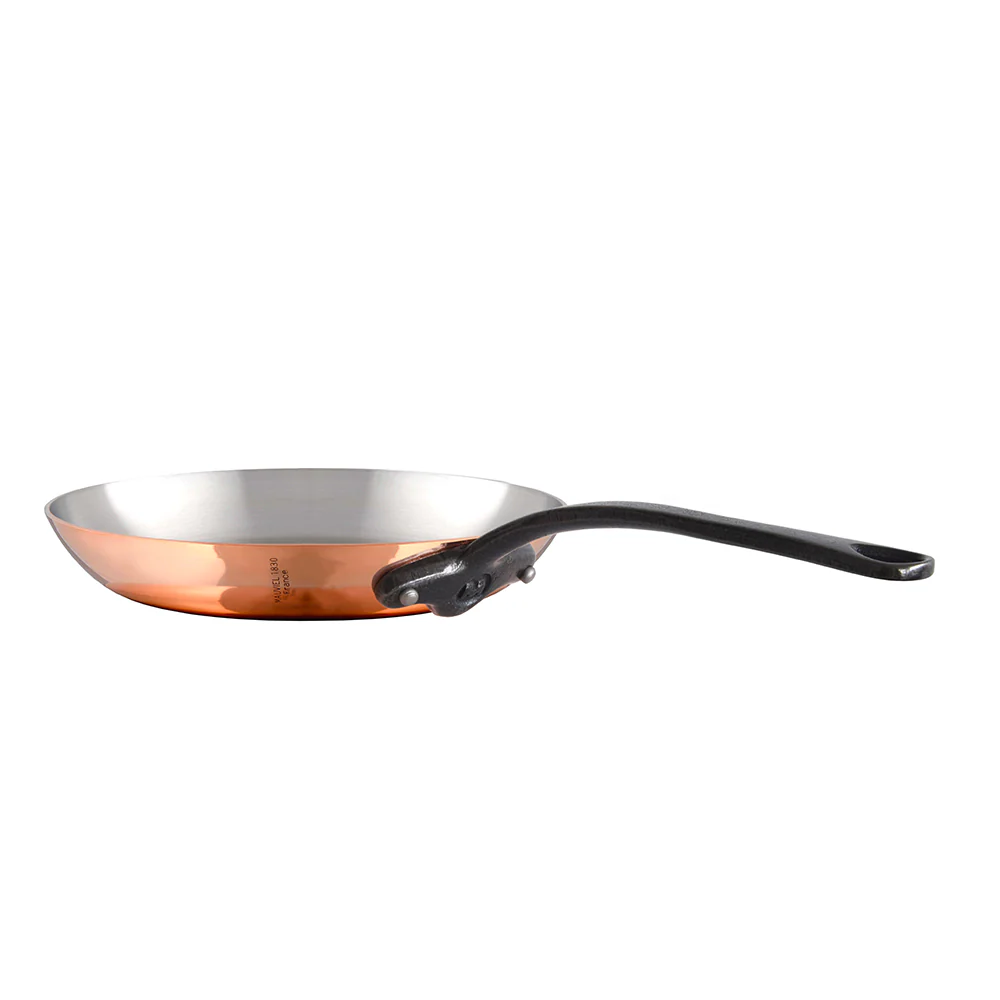 Mauviel M'Heritage M'150 CI 2-Piece Copper Frying Pan Set With Cast Iron Handles - Image 3