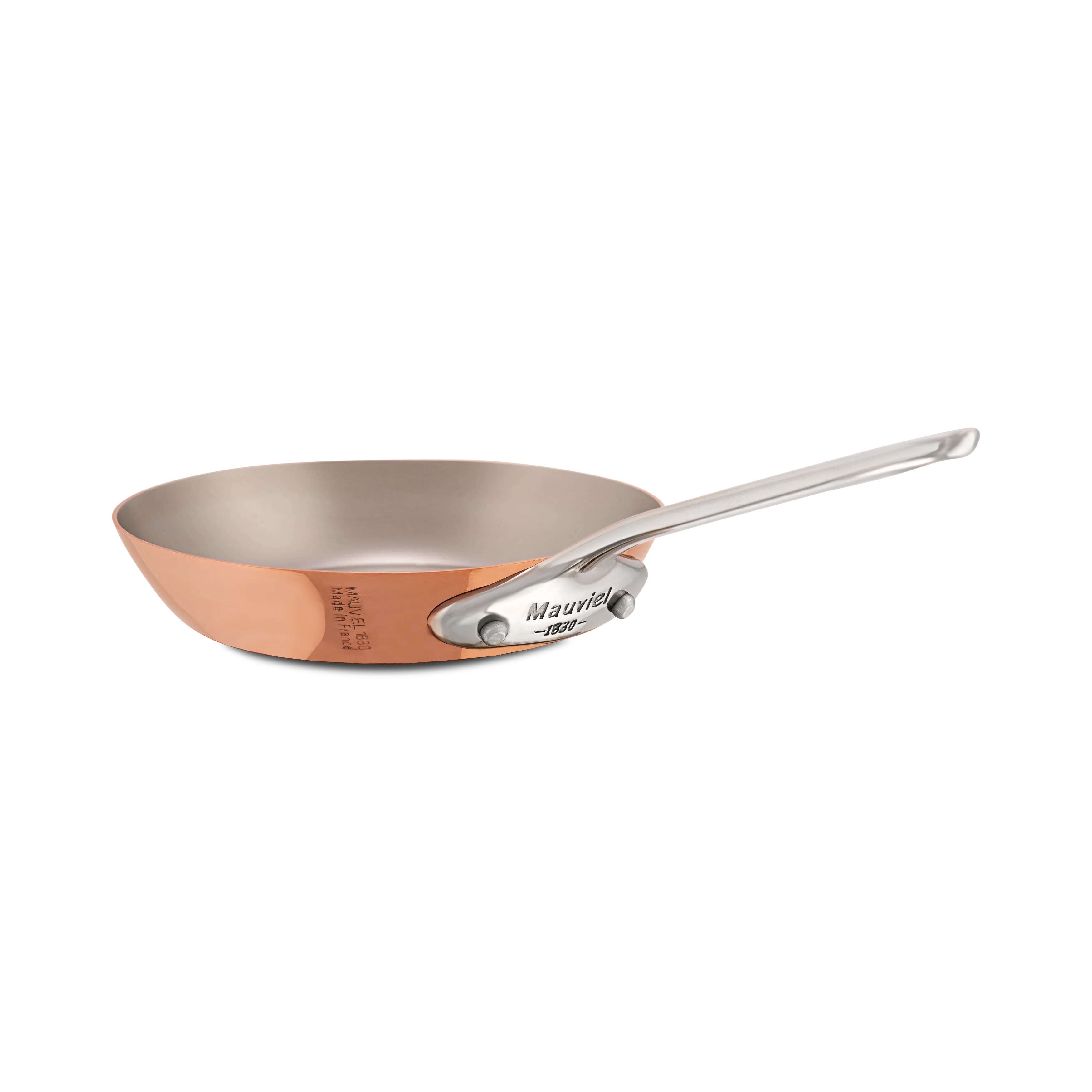 Mauviel M'Heritage M'150 S Copper Frying Pan With Cast Stainless Steel Handle - Image 2