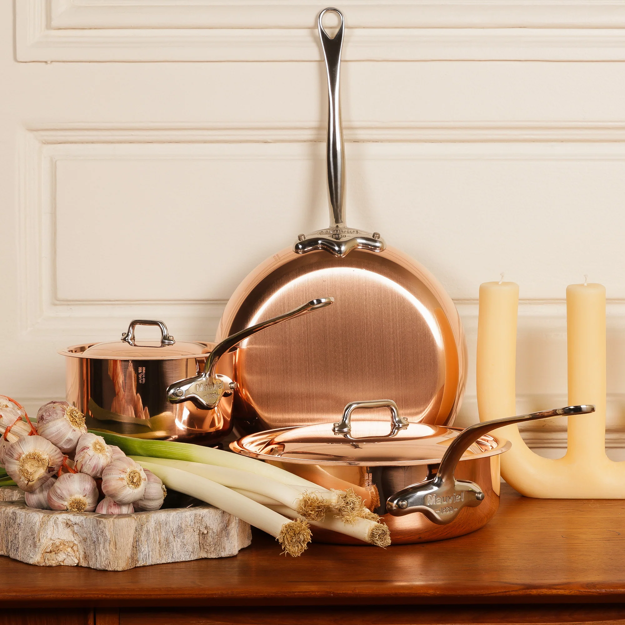 Mauviel M'Heritage M'150 S Copper Frying Pan With Cast Stainless Steel Handle - Image 4