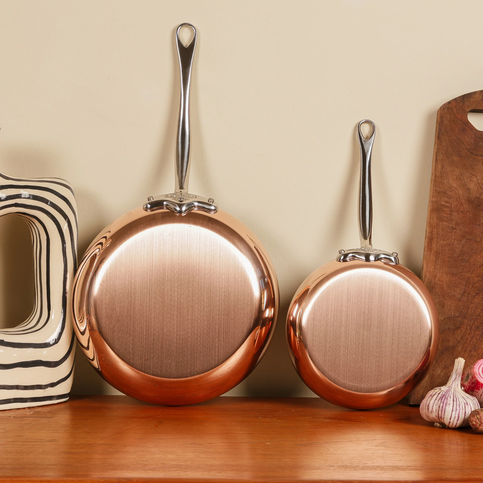 Mauviel M'Heritage M'150 S Copper Frying Pan With Cast Stainless Steel Handle - Image 6