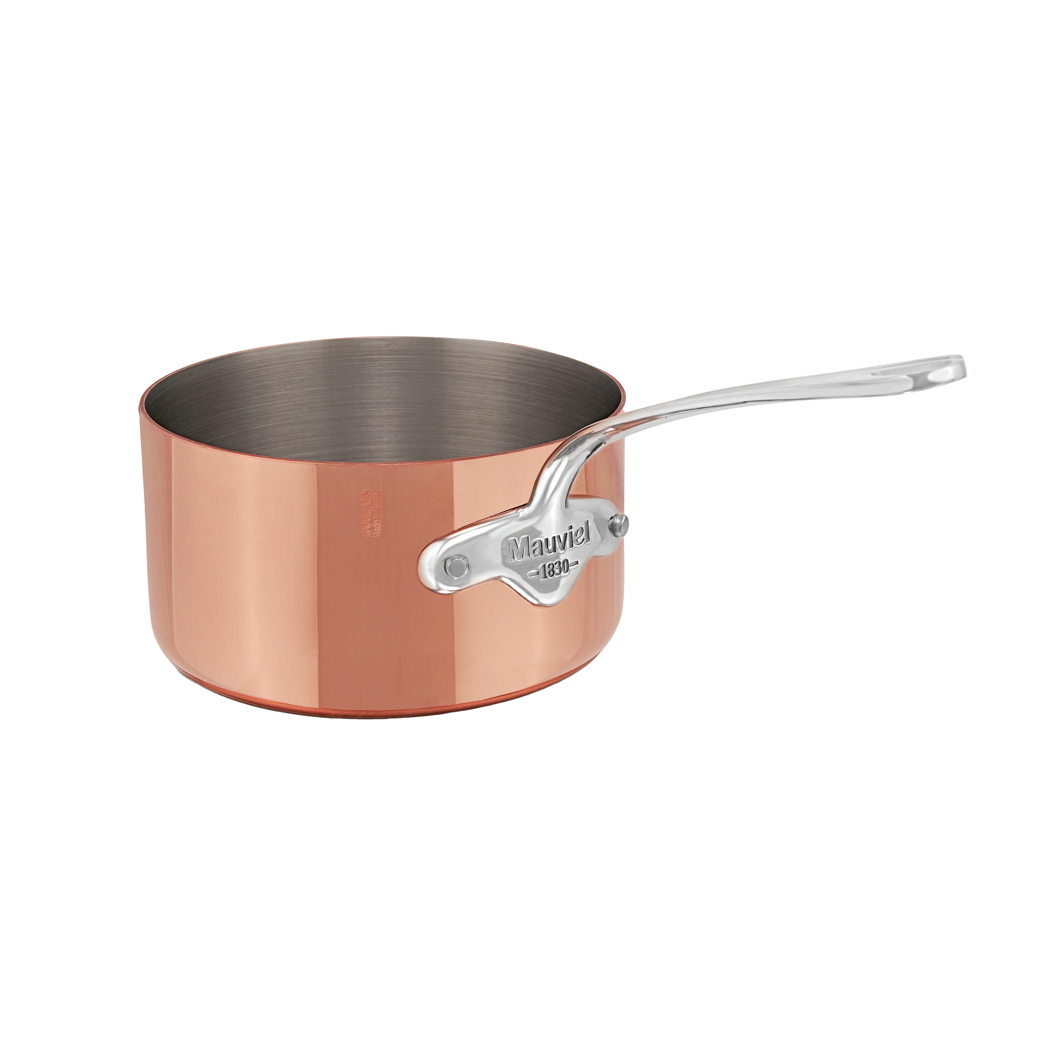 Mauviel M'Heritage M'150 S Copper Sauce Pan With Curved Lid And Cast Stainless Steel - Image 2