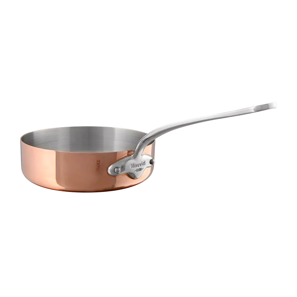 Mauviel M'Heritage M'150 S Copper Saute Pan With Cast Stainless Steel Handle
