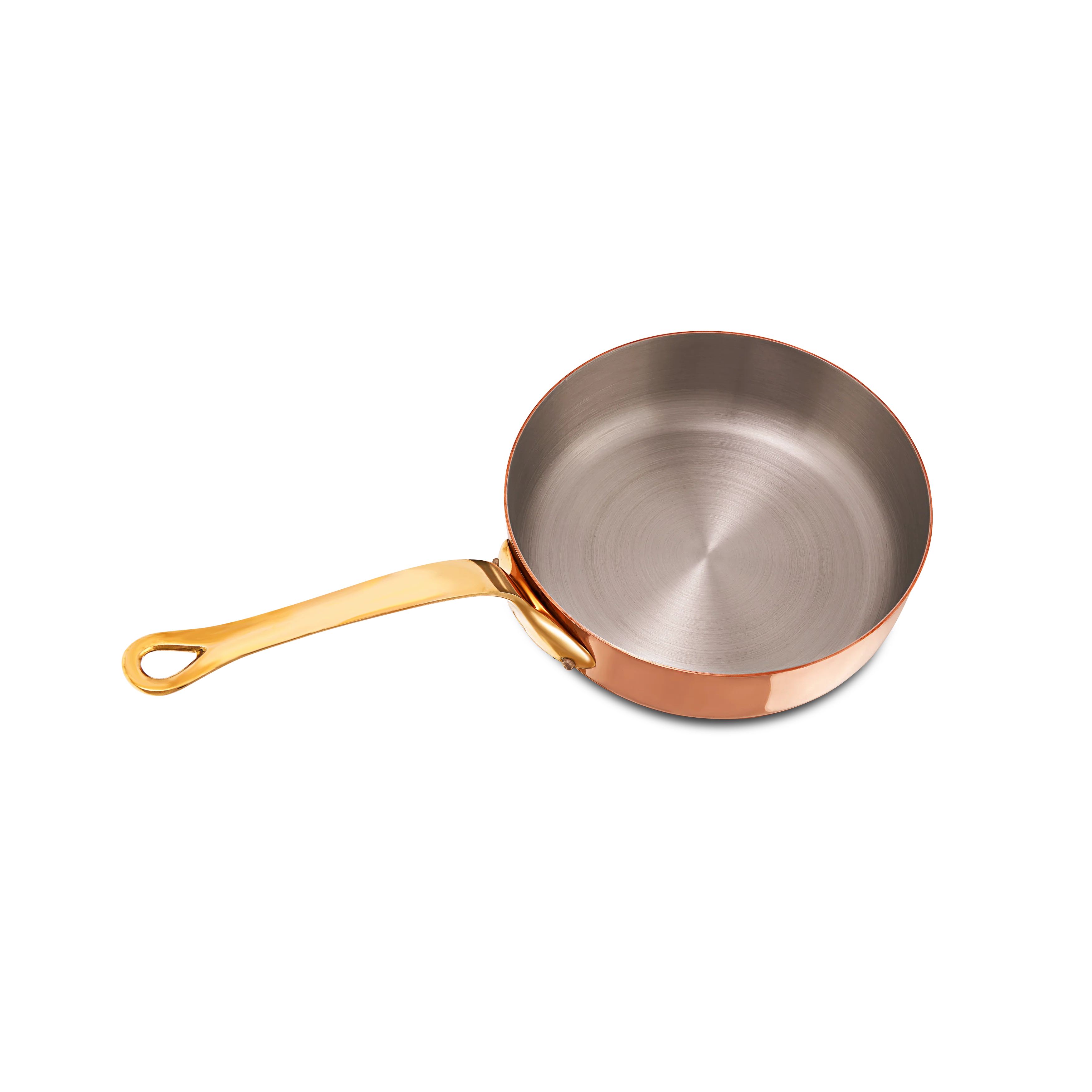 Mauviel M'Heritage M'200 B Saute Pan With Brass Handle - Image 4