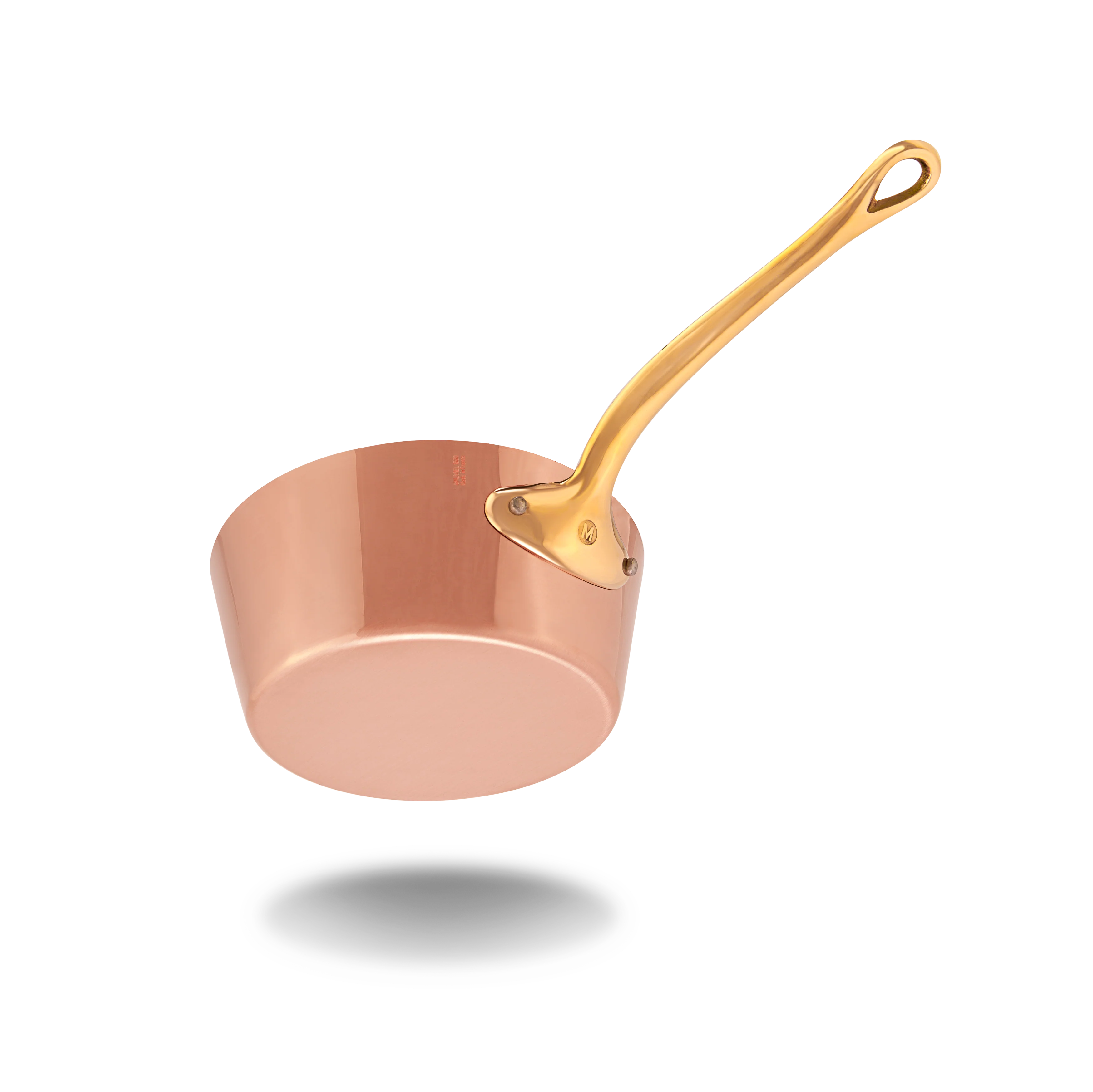 Mauviel M'Heritage M'250 B Copper Splayed Saute Pan With Lid, Brass Handle, 3.6-Qt - Image 9