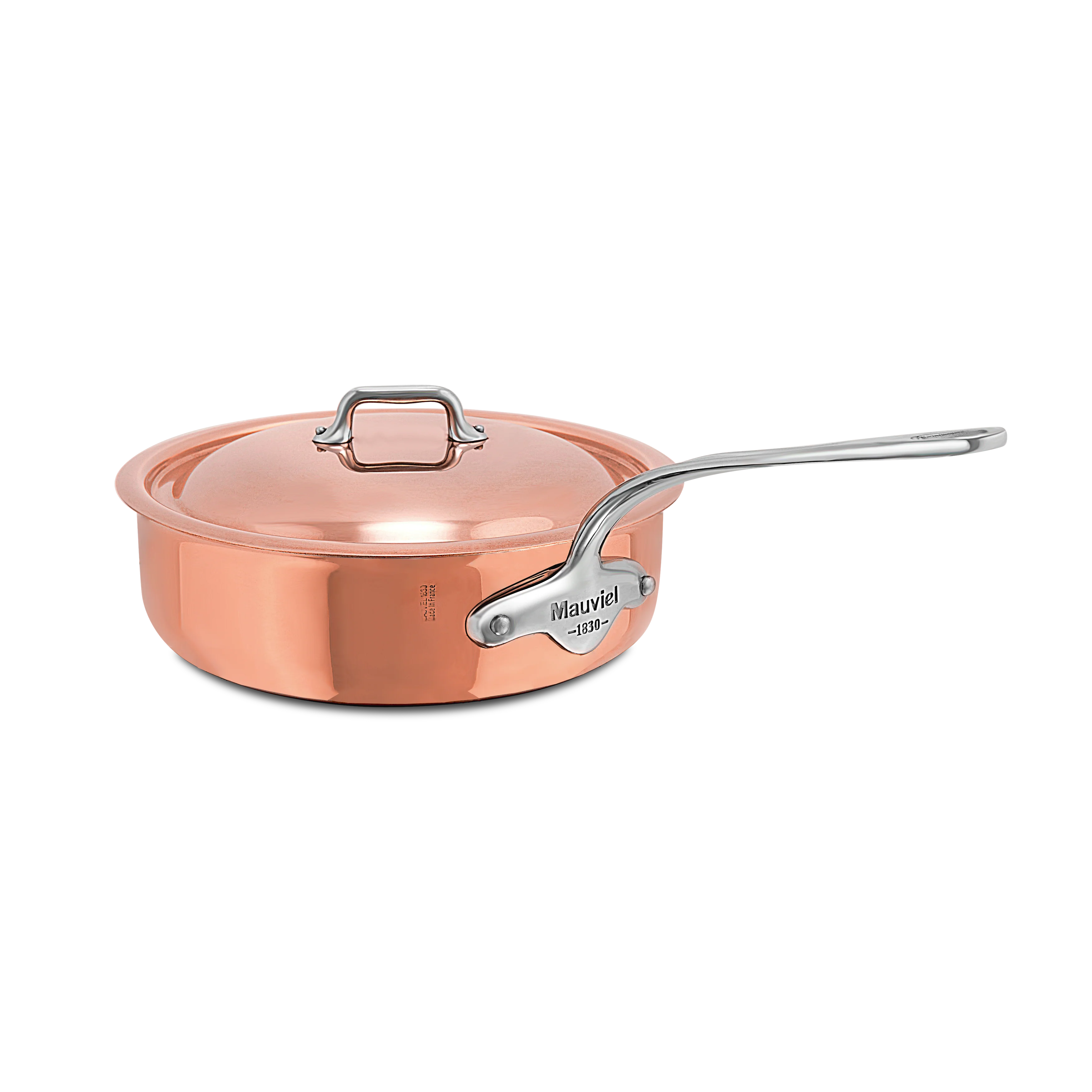 Mauviel M'6 S 5-Piece Induction Copper Cookware Set With Cast Stainless Steel Handles - Image 4