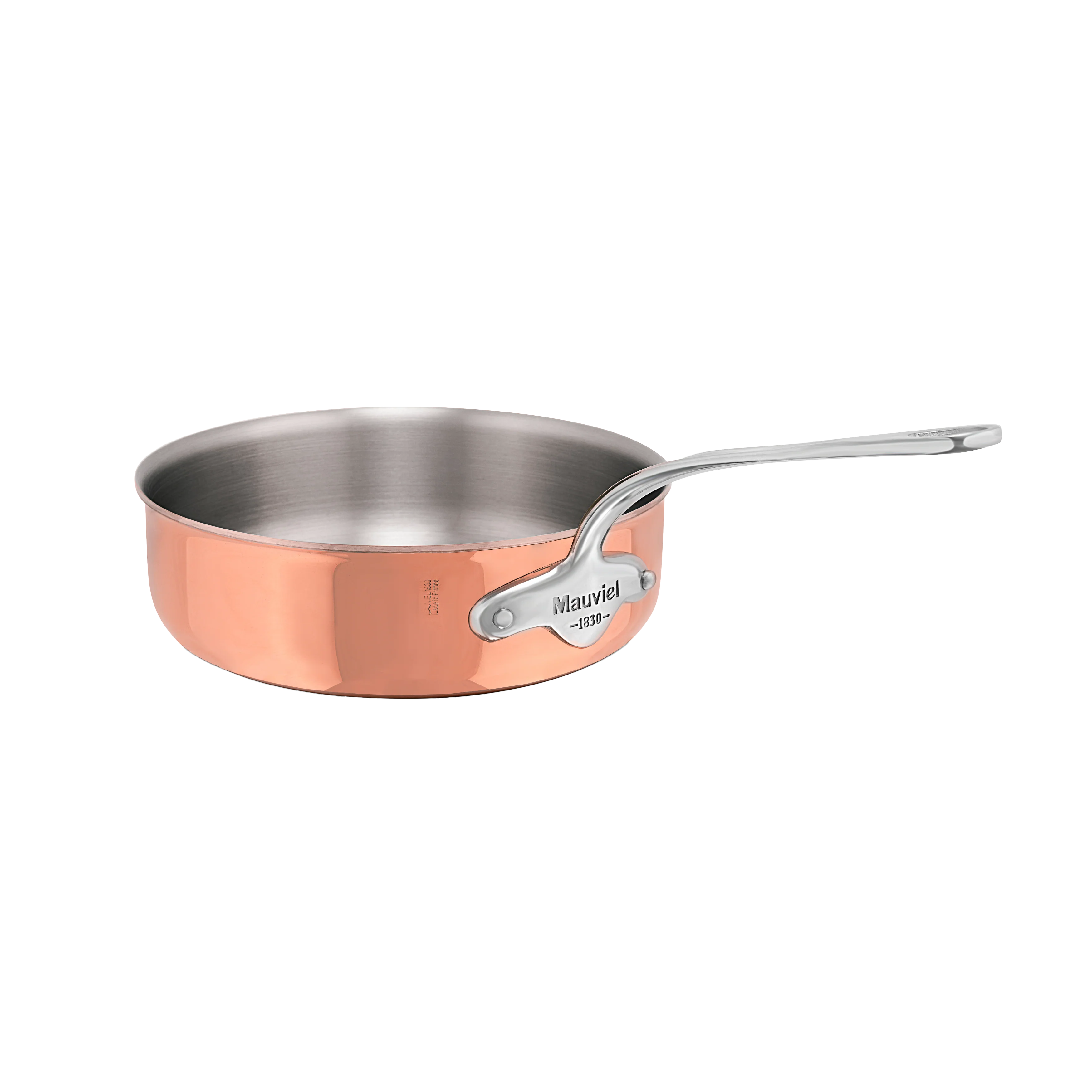 Mauviel M'6 S 5-Piece Induction Copper Cookware Set With Cast Stainless Steel Handles - Image 5