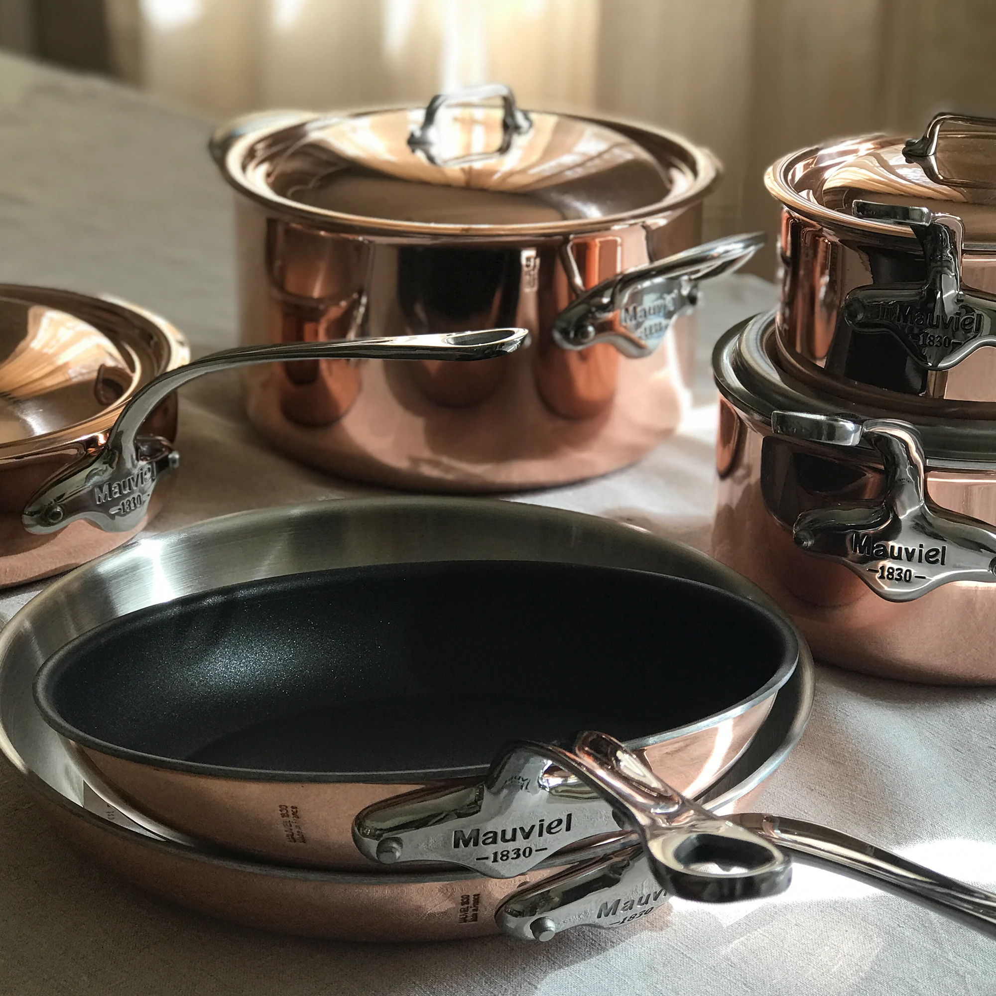 Mauviel M'6 S 5-Piece Induction Copper Cookware Set With Cast Stainless Steel Handles - Image 8