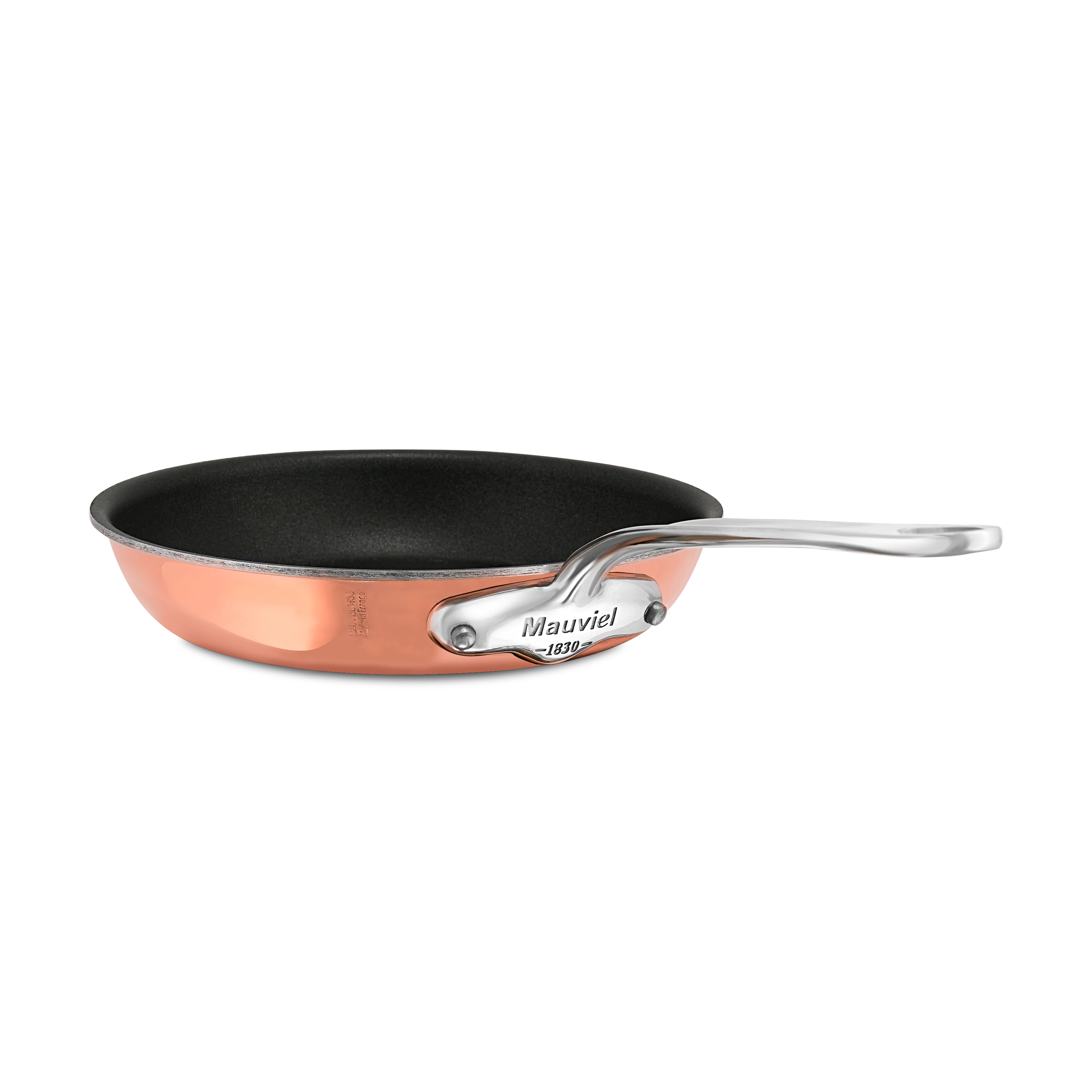 Mauviel M'6 S Induction Copper Nonstick Frying Pan With Cast Stainless Steel Handle, 11.8-In - Image 2