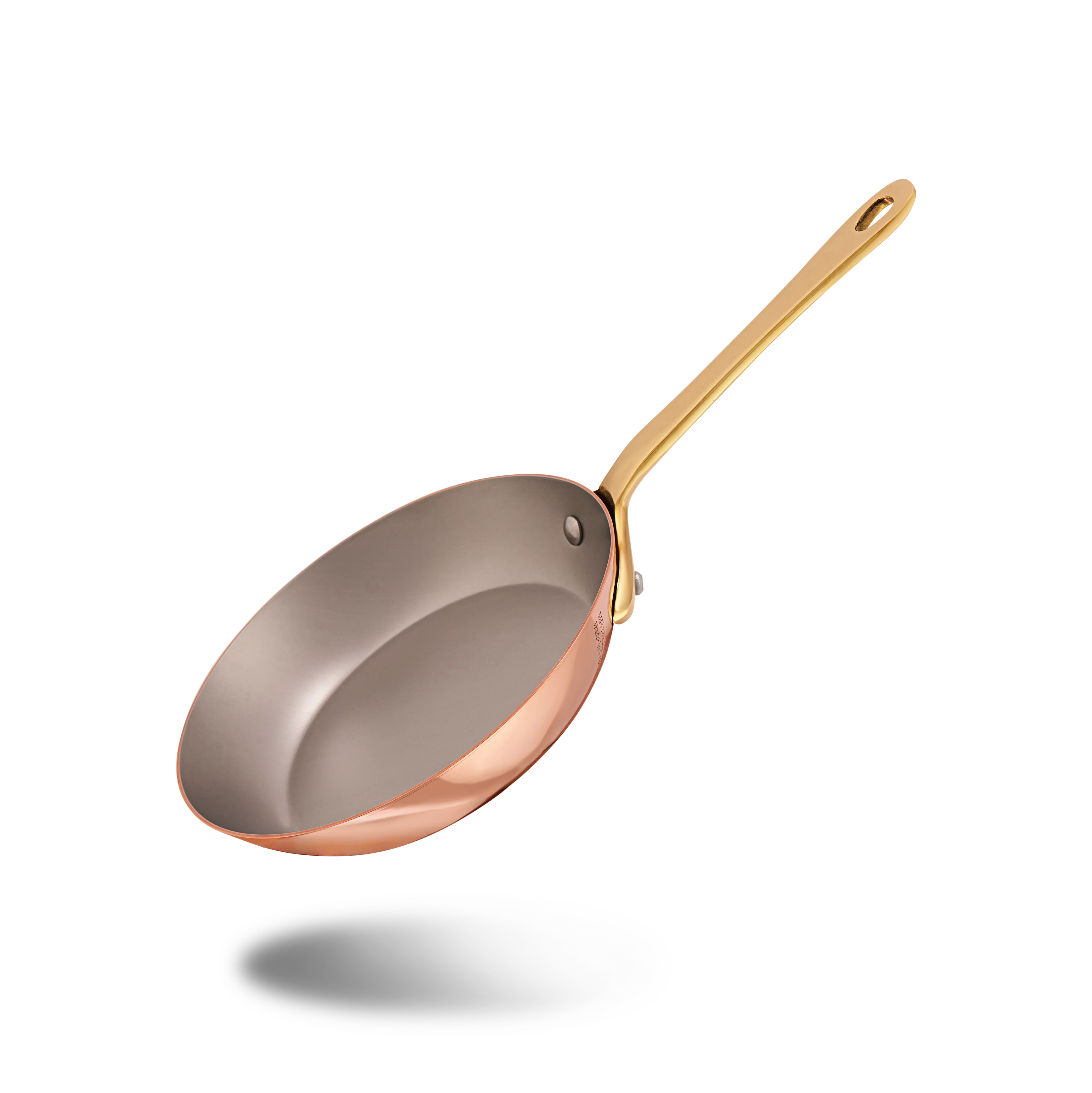 Mauviel M'MINIS Copper Round Frying Pan With Brass Handle, 4.7-In - Image 3