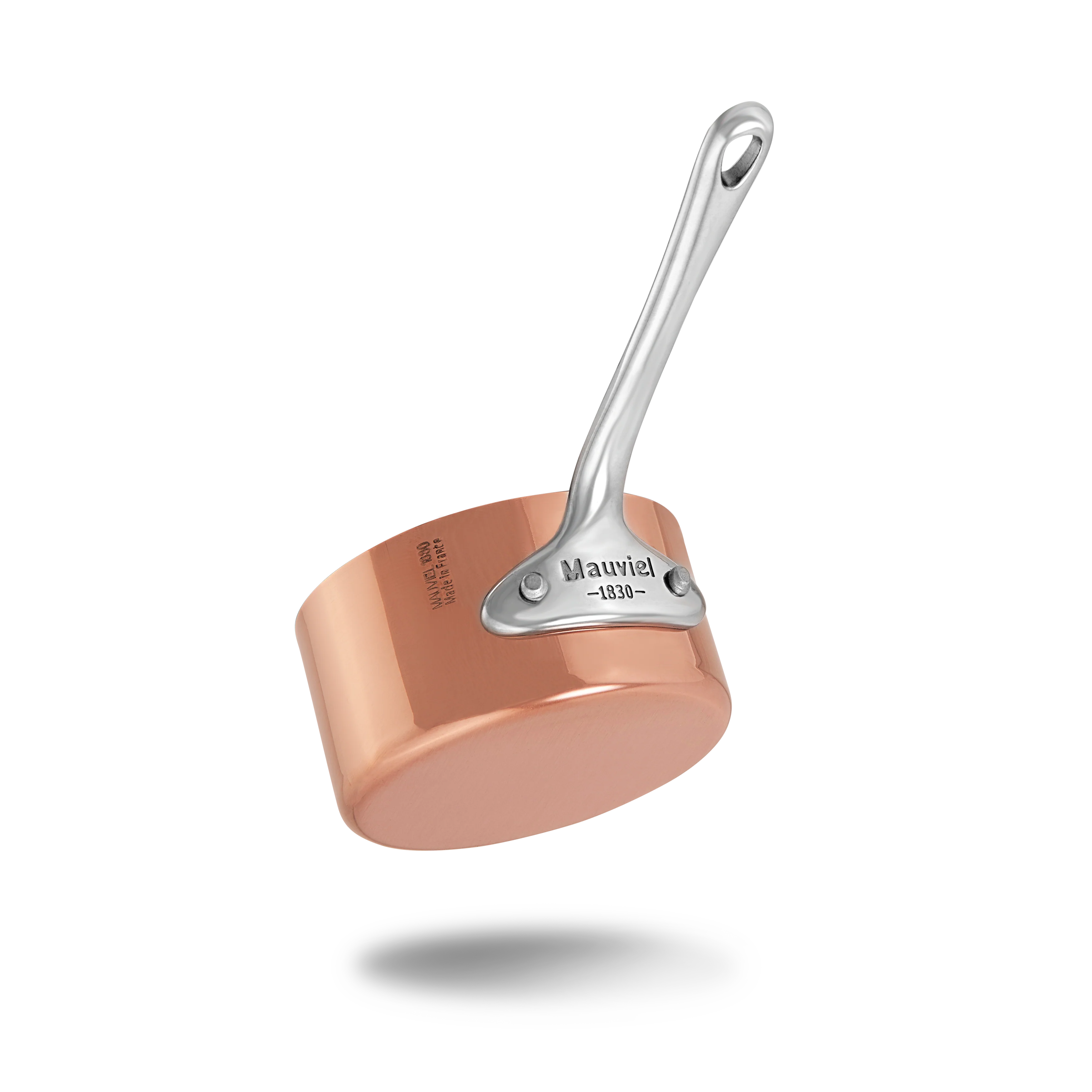 Mauviel M'MINIS Copper Sauce Pan With Stainless Steel Handle, 0.32-Quart - Image 3