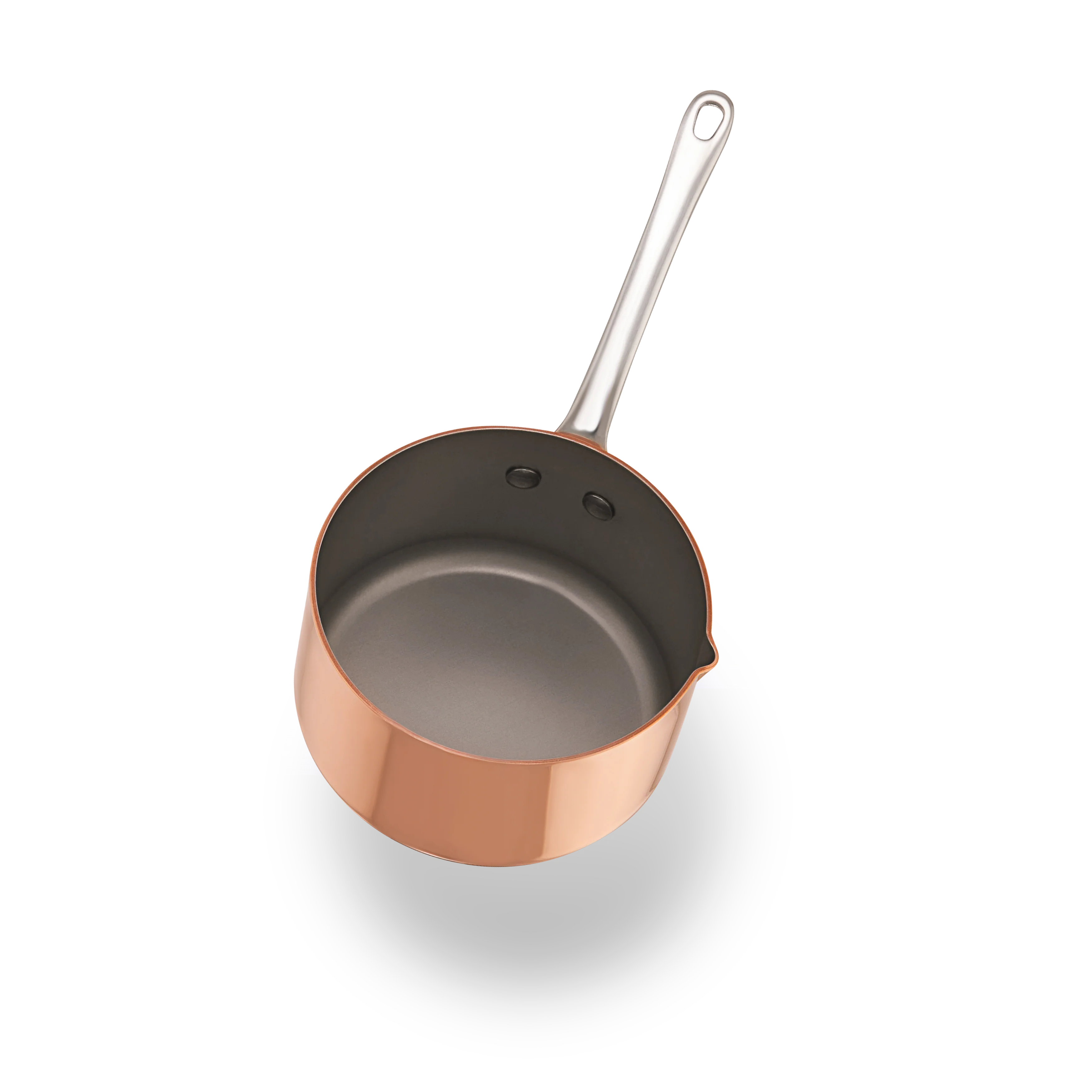 Mauviel M'MINIS Copper Sauce Pan With Stainless Steel Handle, 2.76-In - Image 3