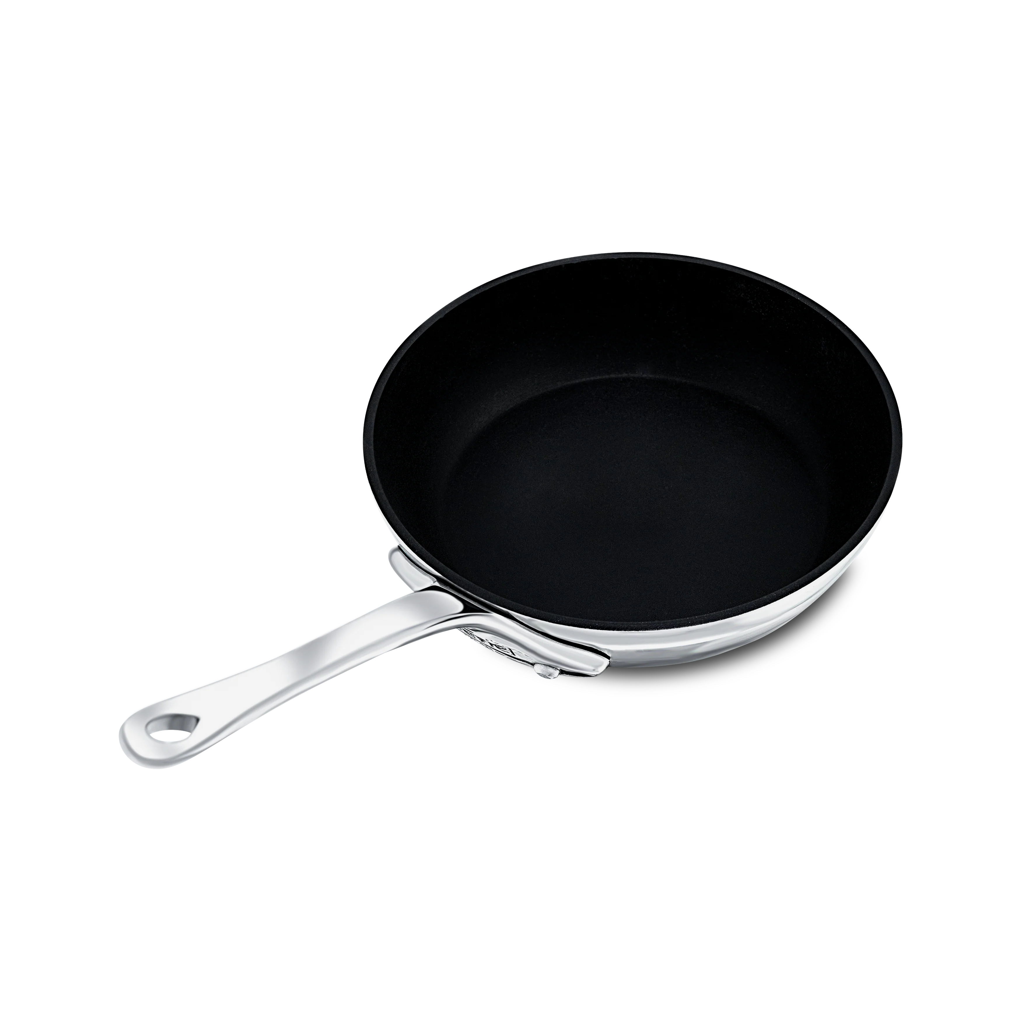 Mauviel M'MINIS Nonstick Round Frying Pan With Cast Stainless Steel Handle, 4.7-In - Image 3