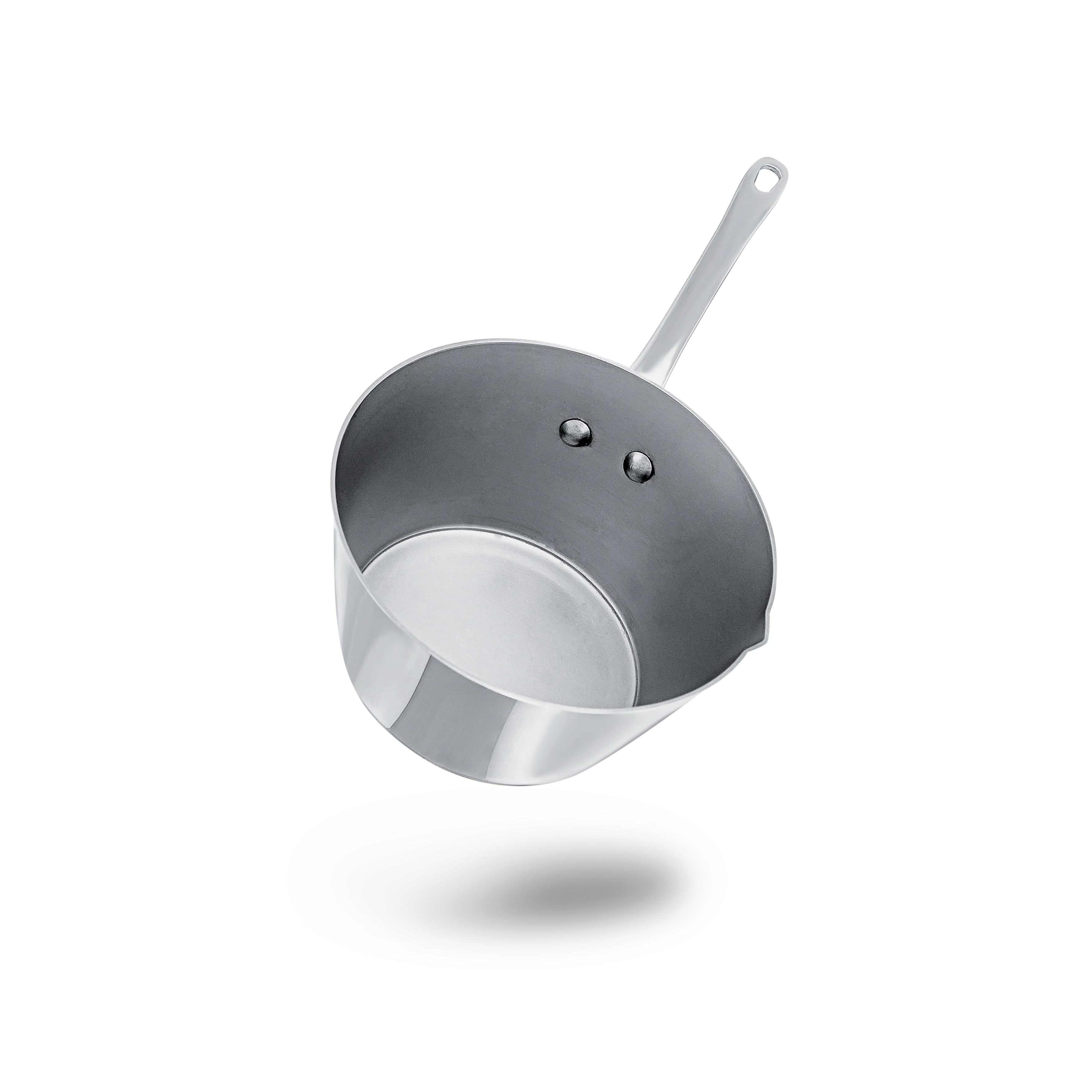 Mauviel M'MINIS Stainless Steel Splayed Saute Pan, 0.15-Qt - Image 3