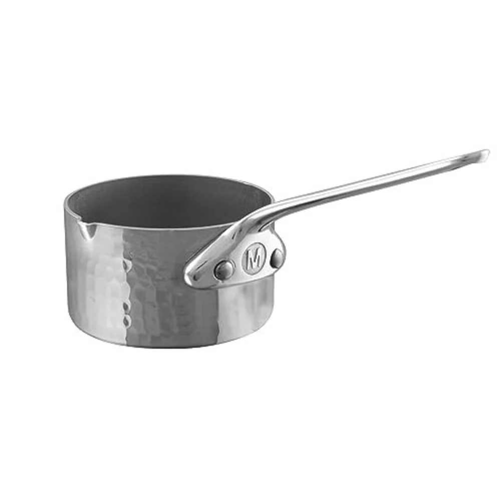 Mauviel M'MINIS Stainless Steel Mini Sauce Pan With Pouring Lip, Cast Stainless Steel Handle, 2-in