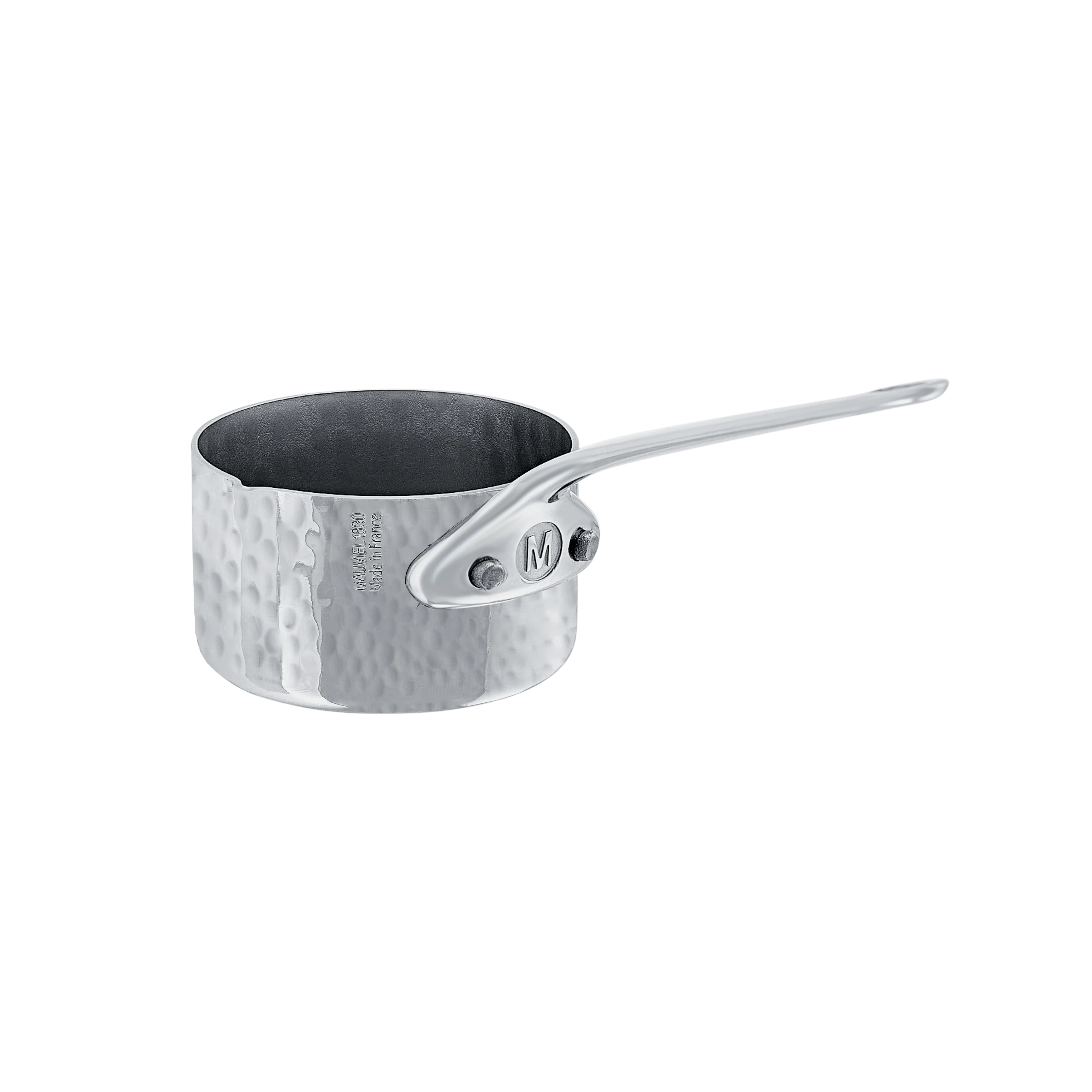 Mauviel M'MINIS Stainless Steel Mini Sauce Pan With Pouring Lip, Cast Stainless Steel Handle, 2-in - Image 2
