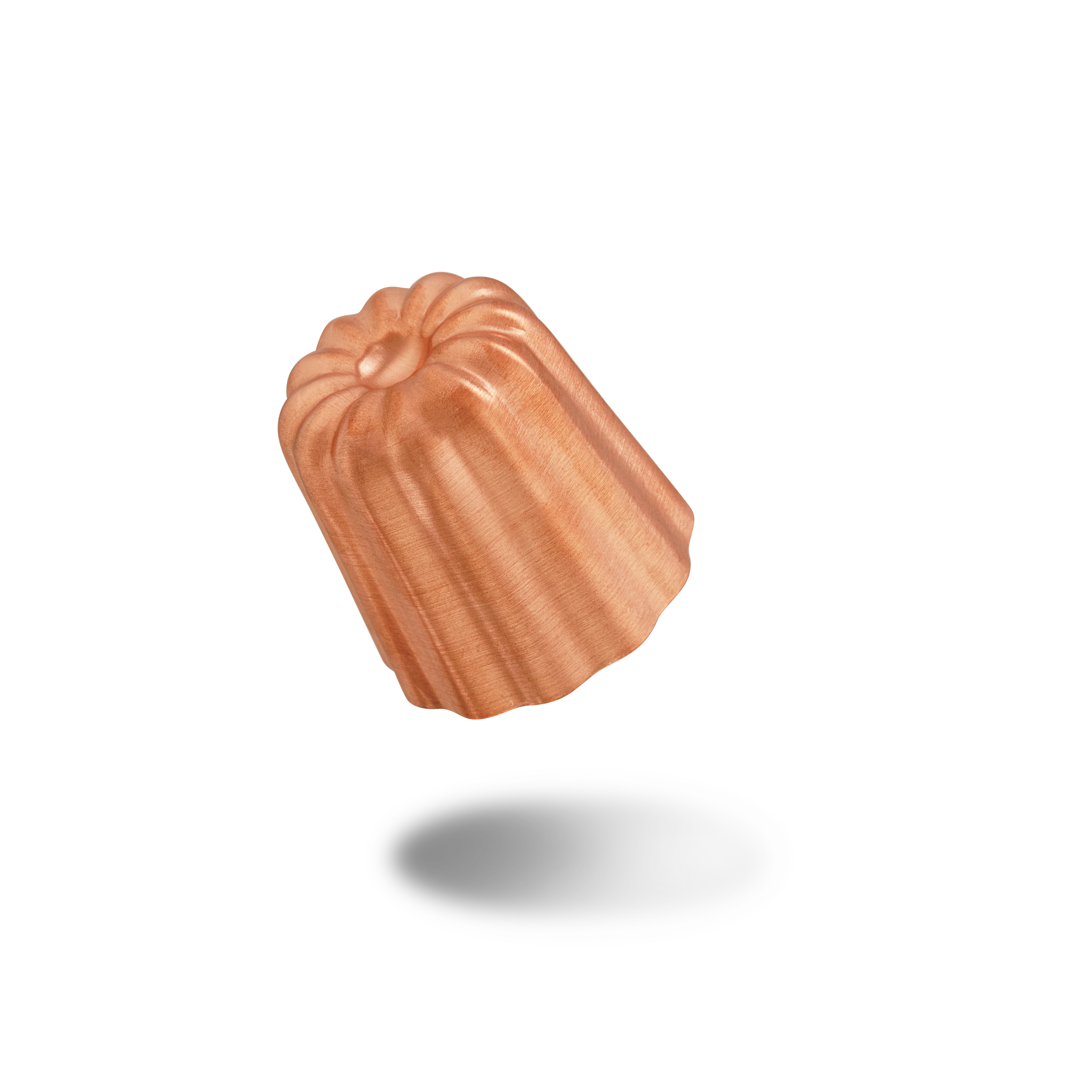 Mauviel M'Passion 6-Piece Copper Tinned Canele Mold Set, 2.2-In - Image 5