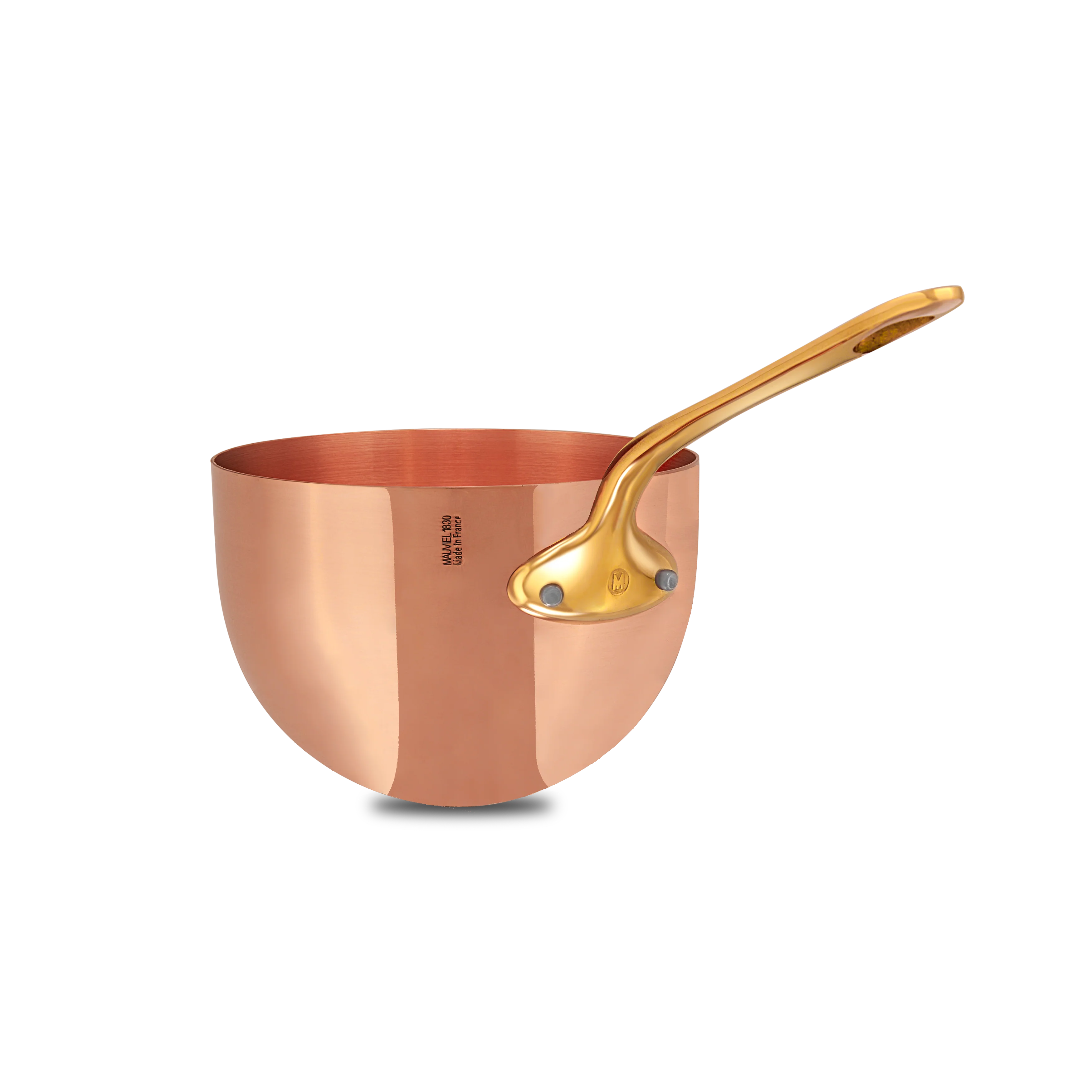 Mauviel M'PASSION Copper Zabaglione With Brass Handles - Image 2