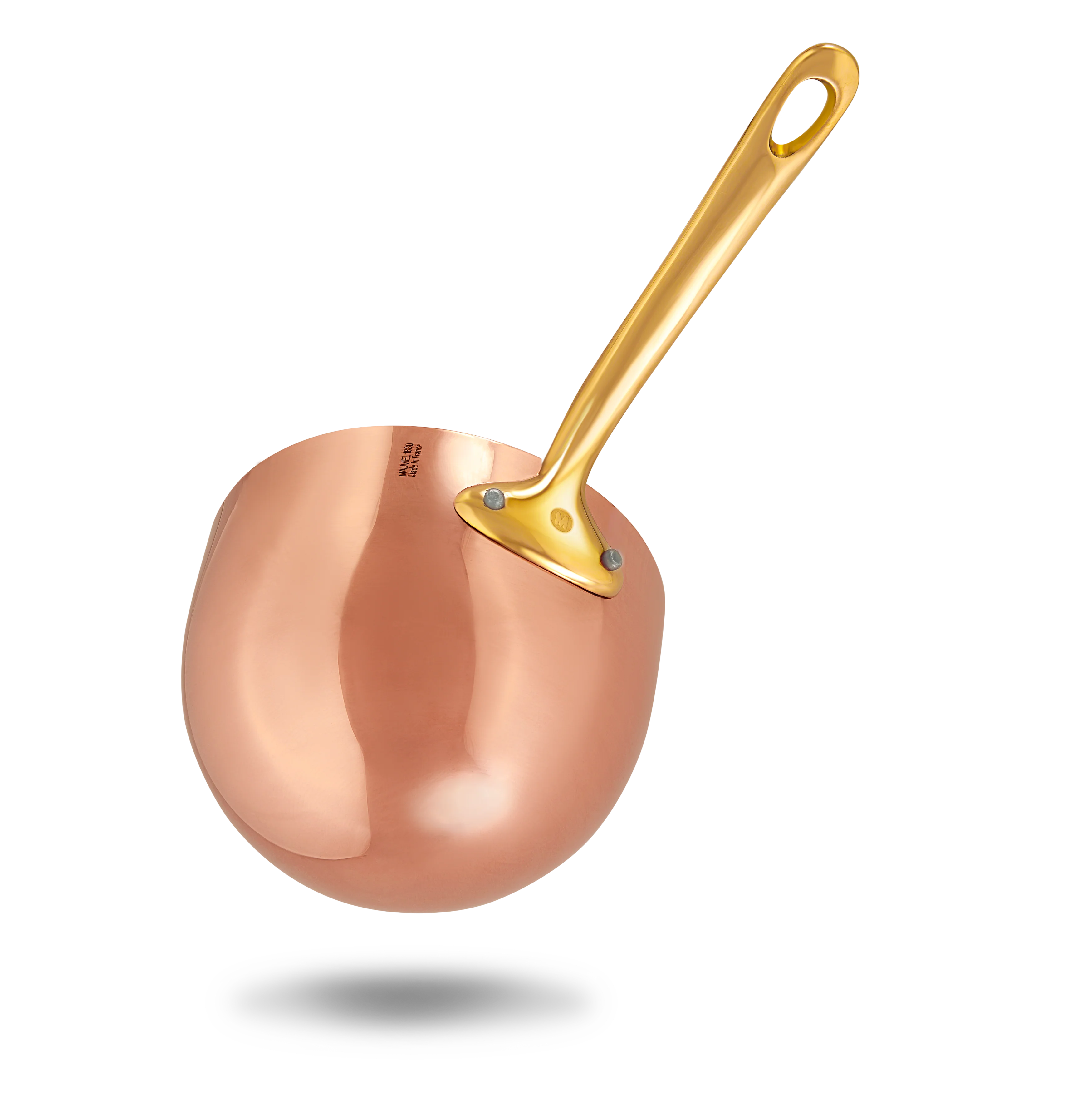 Mauviel M'PASSION Copper Zabaglione With Brass Handles - Image 3