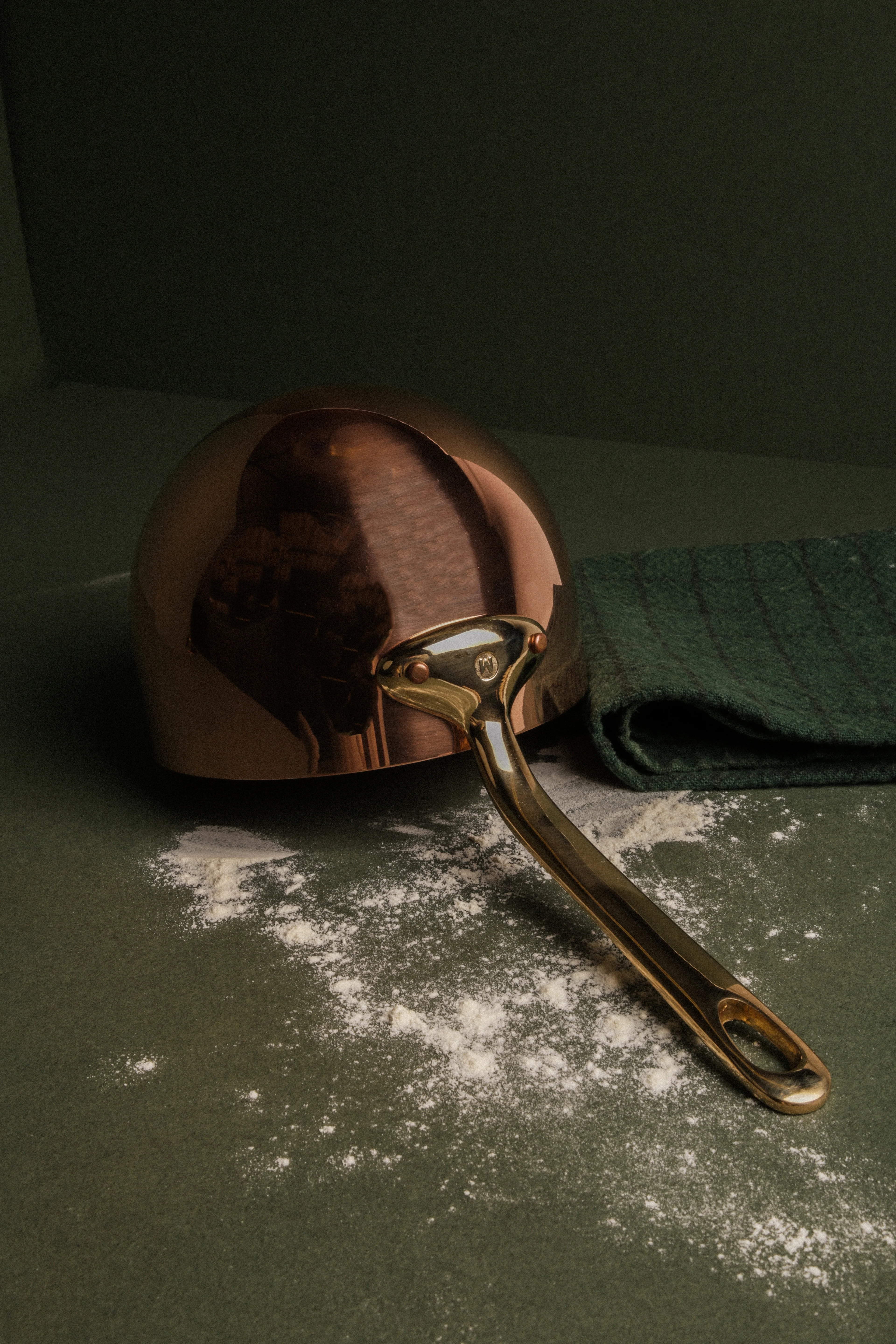 Mauviel M'PASSION Copper Zabaglione With Brass Handles - Image 4