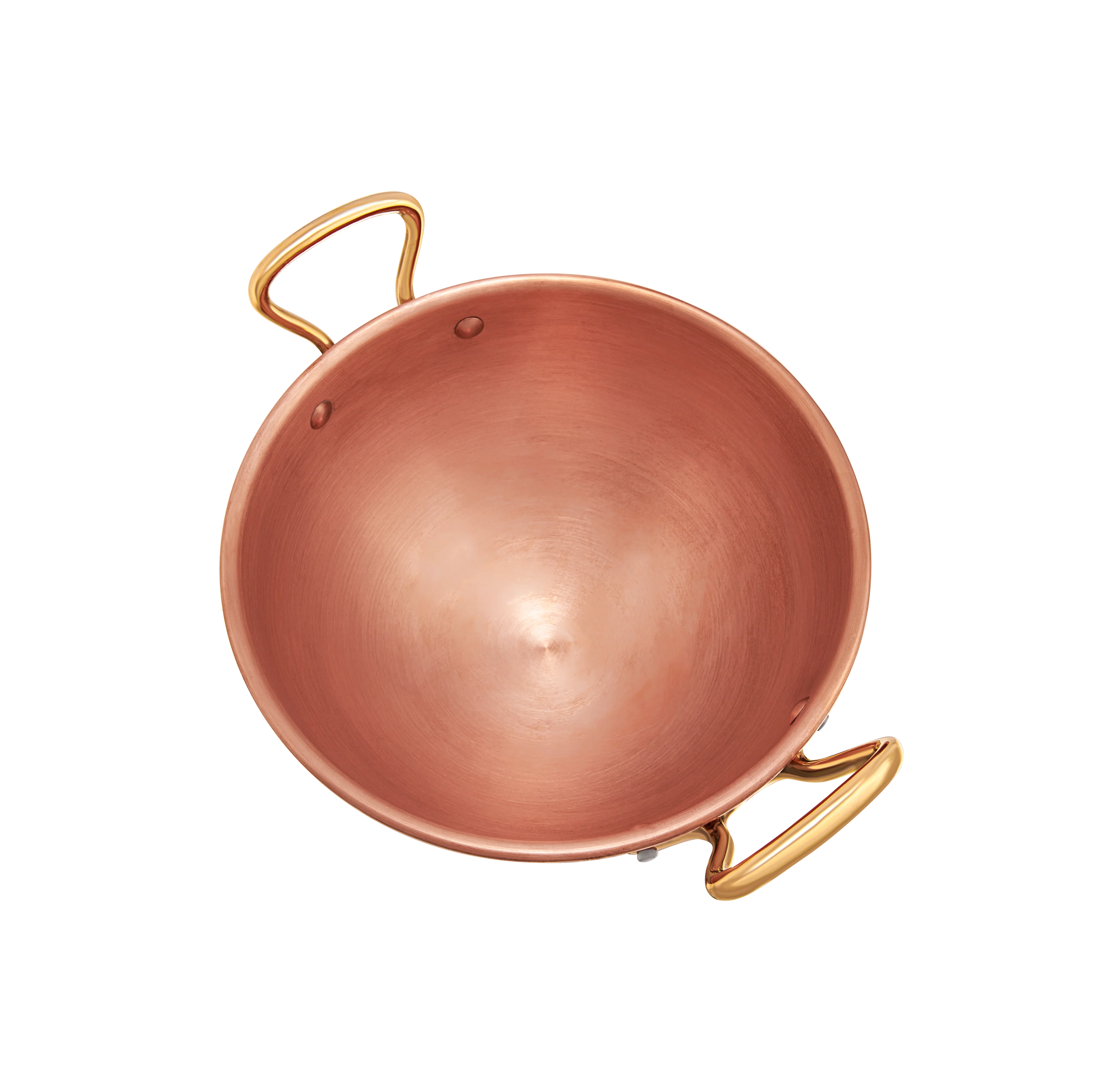 Mauviel M'PASSION Egg White Beating Bowl With Brass Handles, 4.9-Qt - Image 3