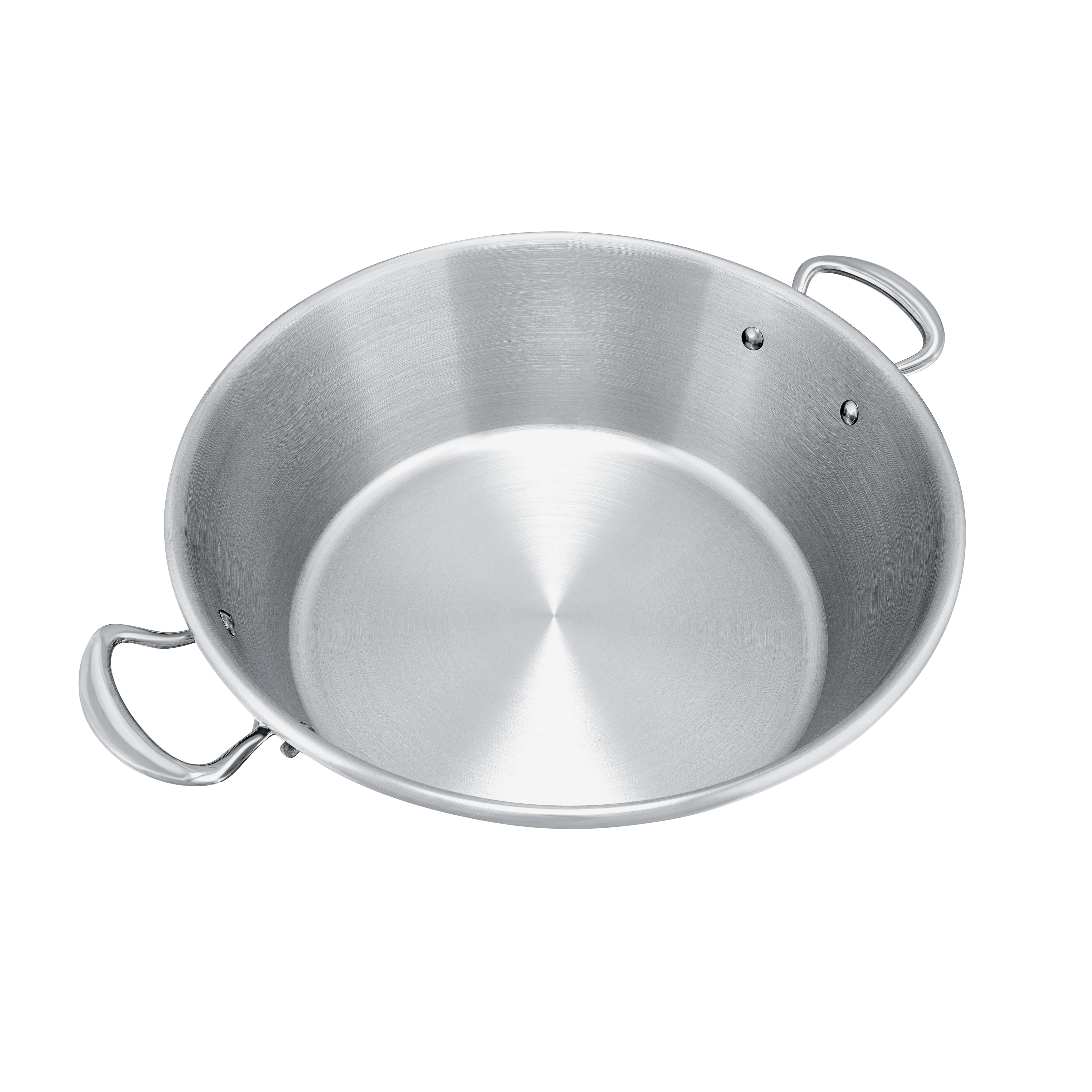 Mauviel M'PASSION Stainless Steel Jam Pan With Stainless Steel Handles, 10.5-Qt - Image 3