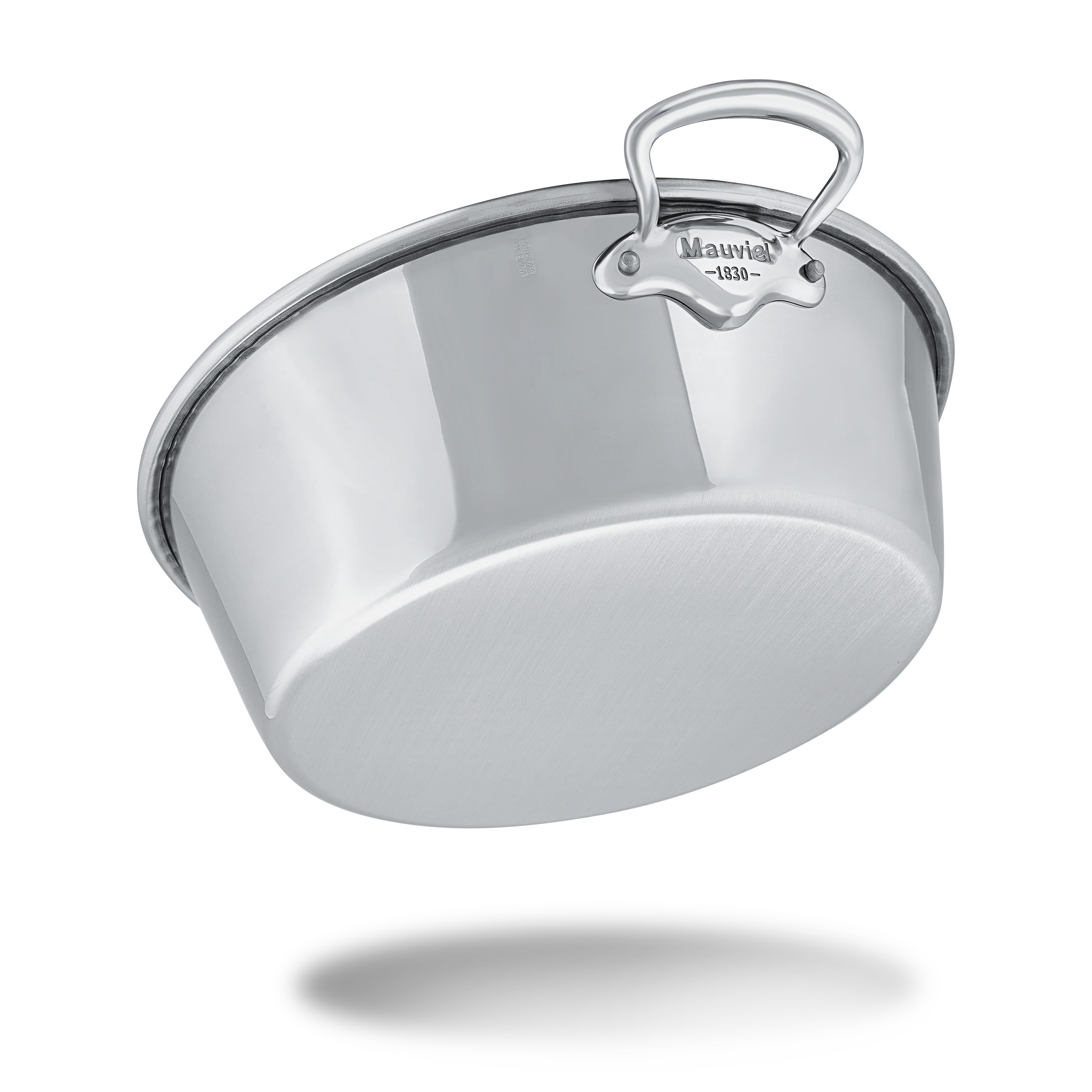 Mauviel M'PASSION Stainless Steel Jam Pan With Stainless Steel Handles, 10.5-Qt - Image 4