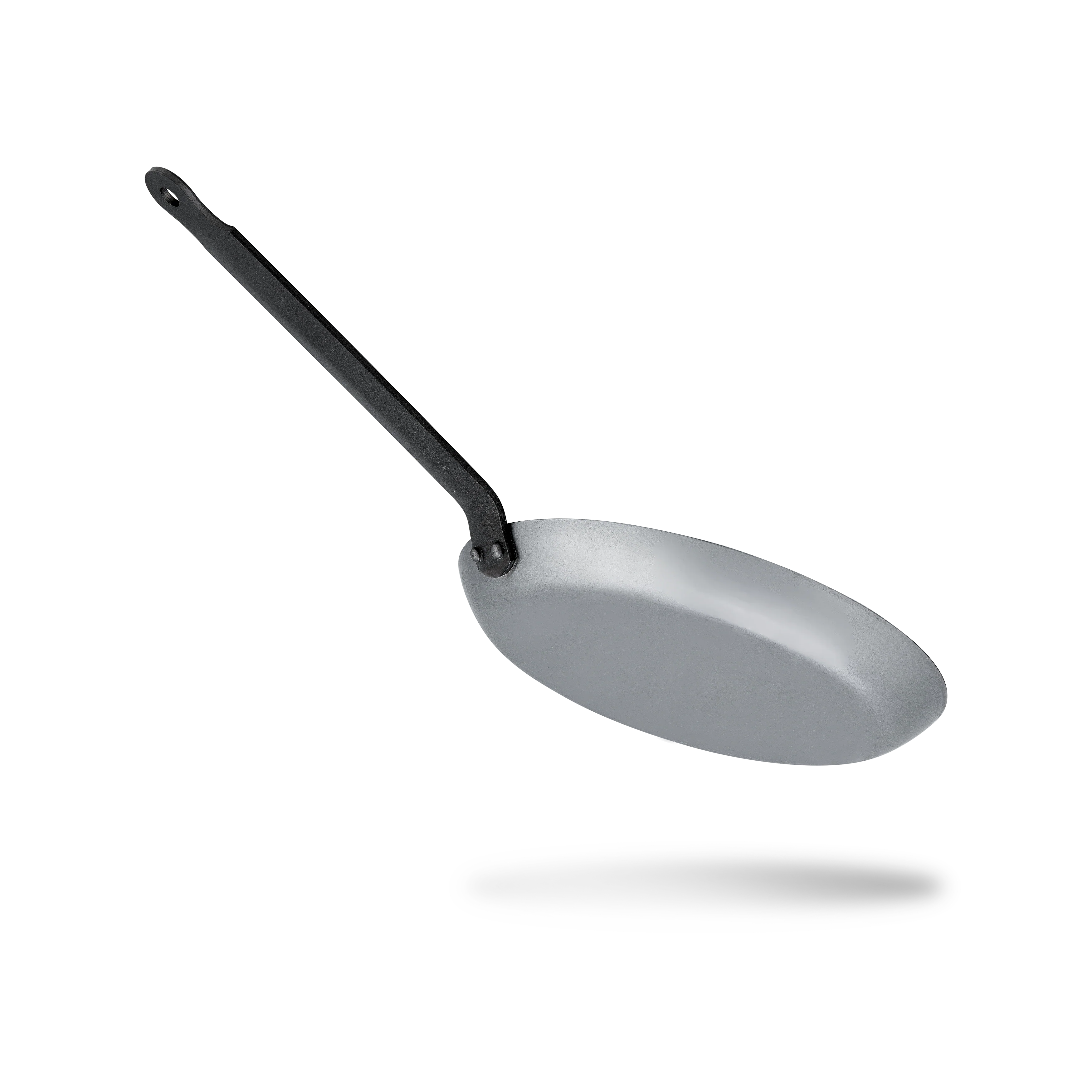 Mauviel M'STEEL Black Carbon Steel Crepe Pan With Iron Handle - Image 3